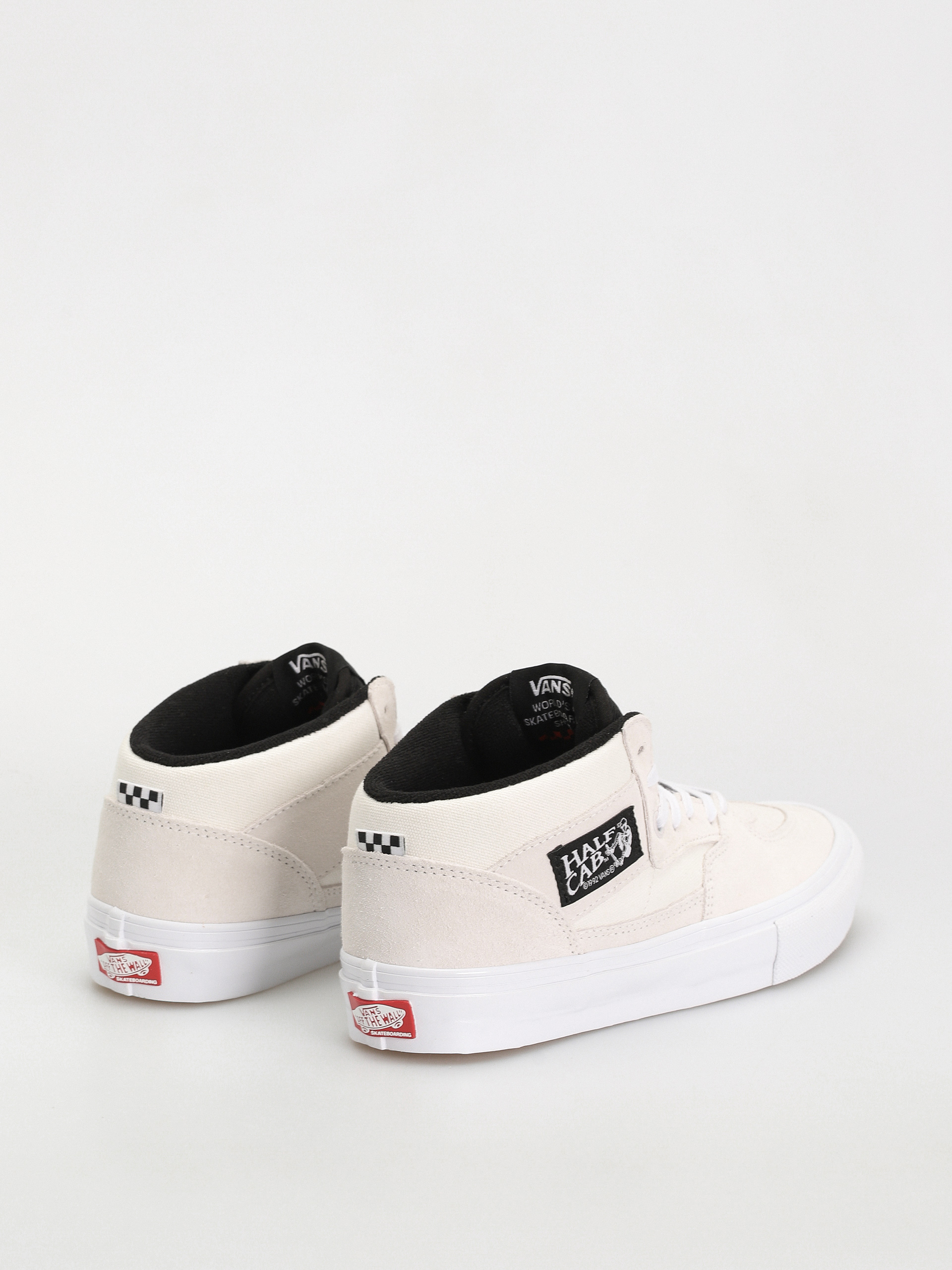 Vans Skate Half Cab Cipők (white/black)