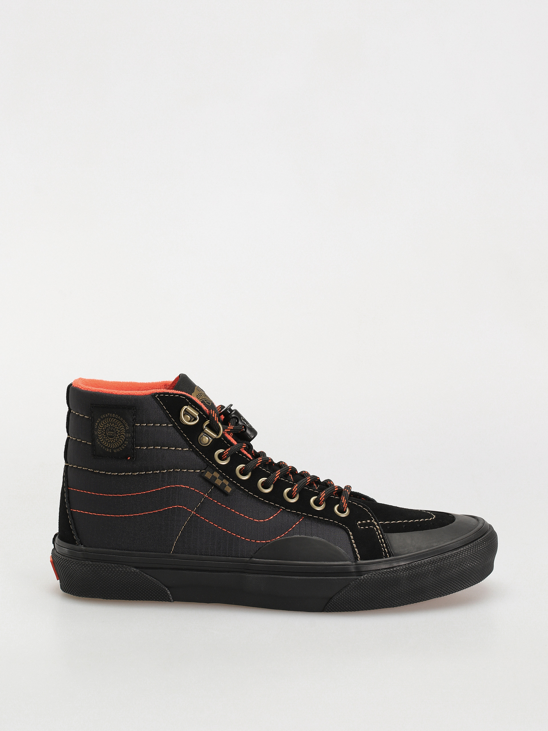 Vans X Spitfire Skate Sk8 Hi Reissue Cipők (spitfire black/flame)