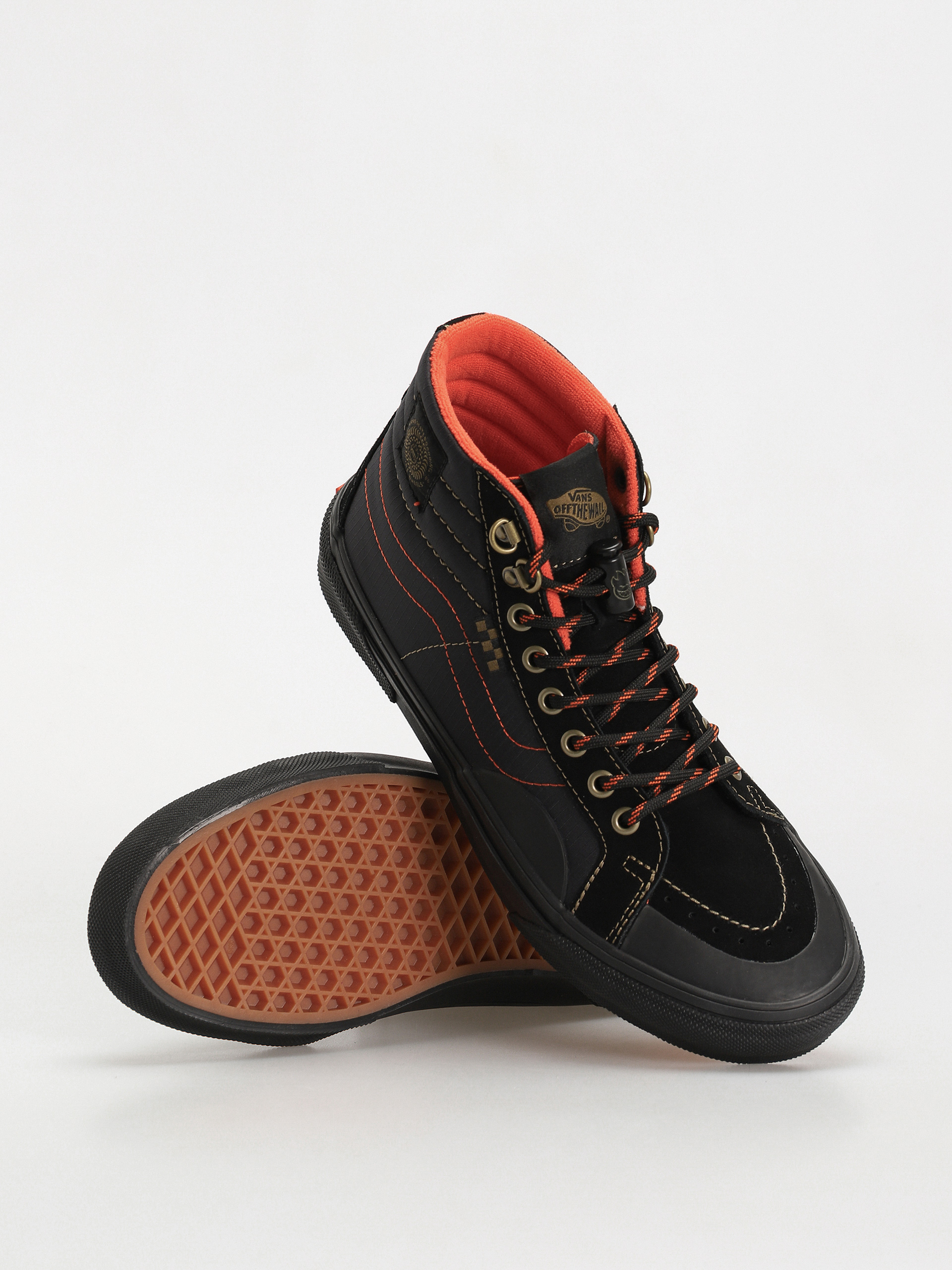 Vans X Spitfire Skate Sk8 Hi Reissue Cipők (spitfire black/flame)