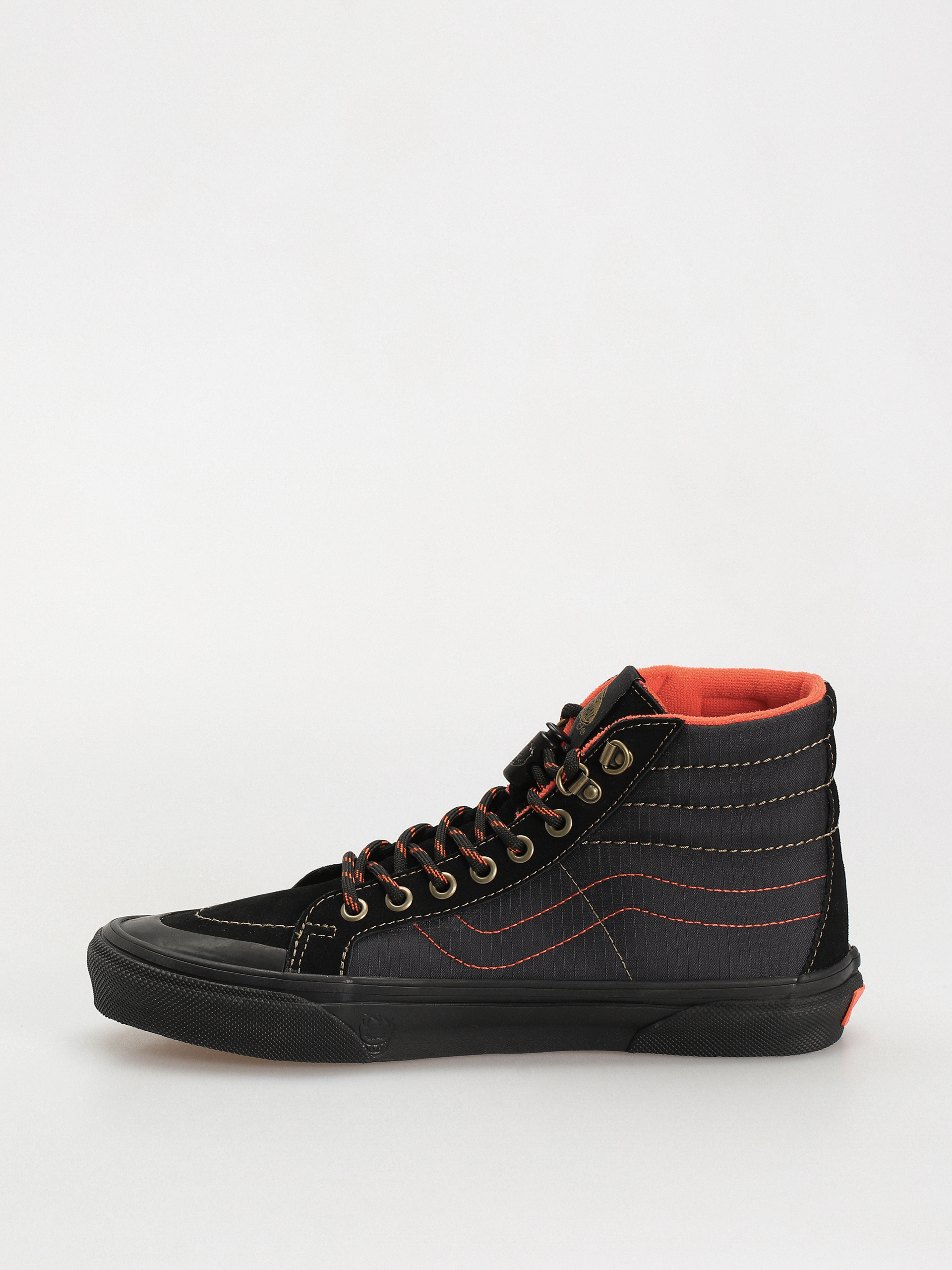 Vans X Spitfire Skate Sk8 Hi Reissue Cipők (spitfire black/flame)