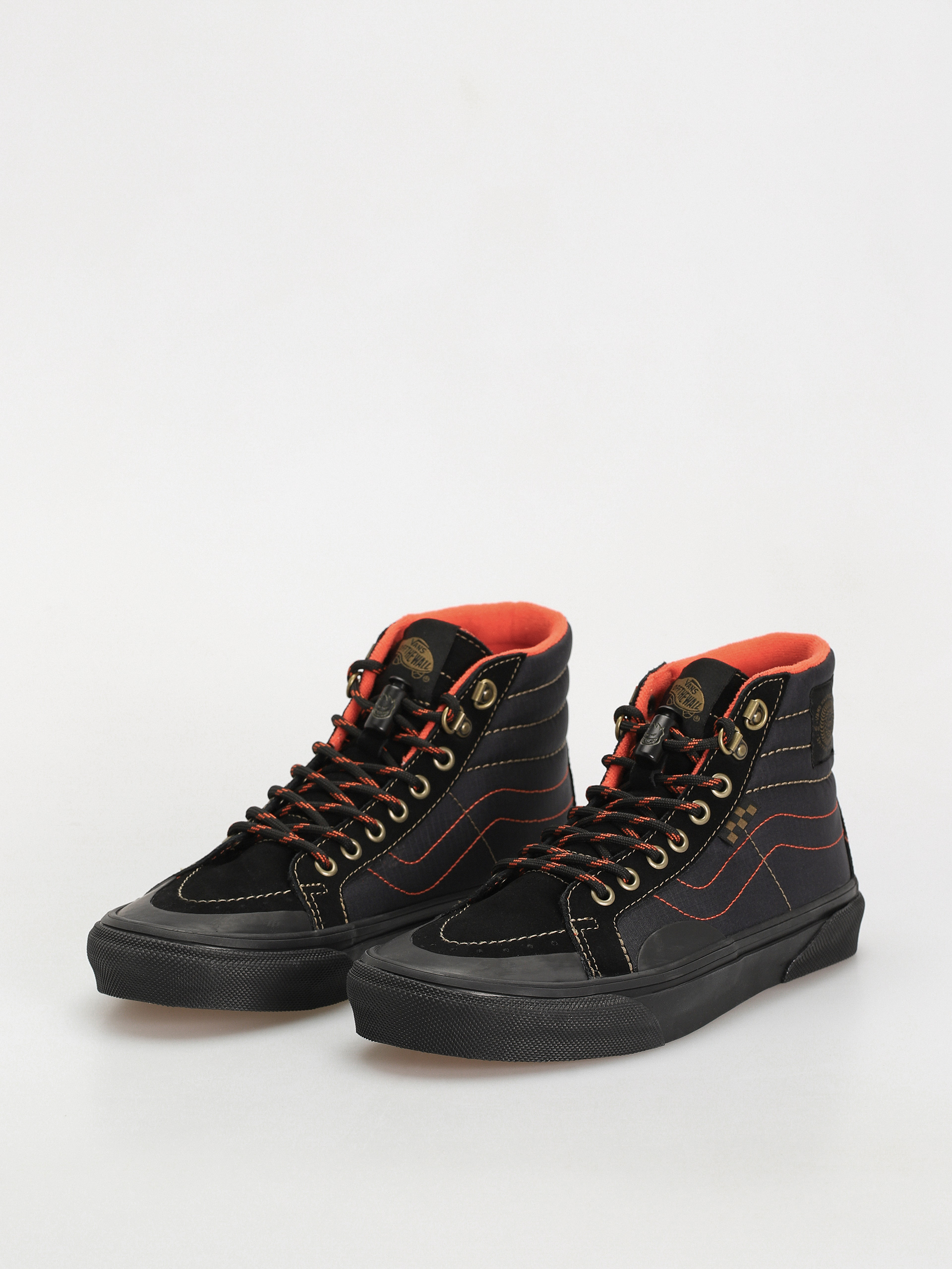 Vans X Spitfire Skate Sk8 Hi Reissue Cipők (spitfire black/flame)