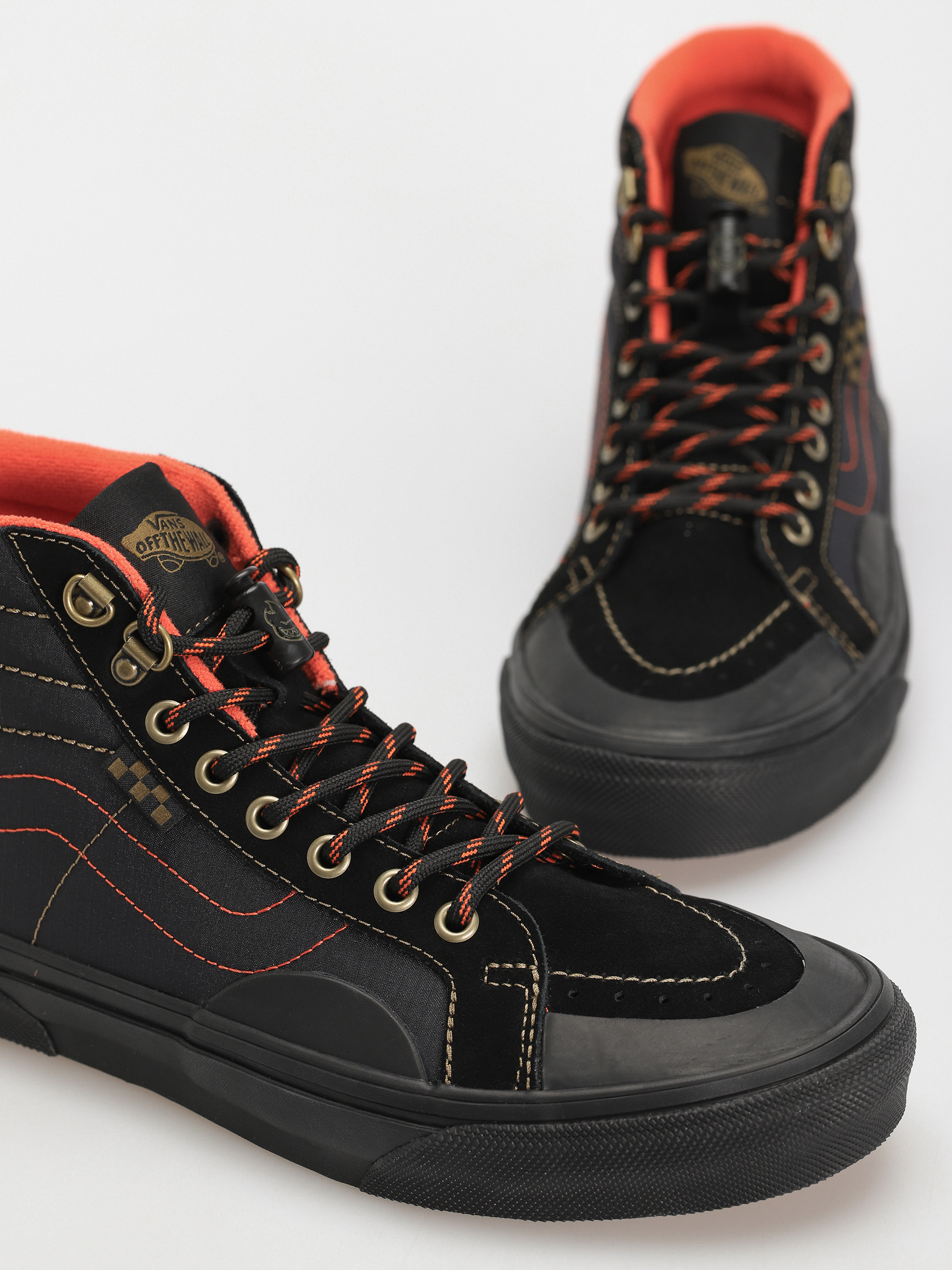 Vans X Spitfire Skate Sk8 Hi Reissue Cipők (spitfire black/flame)