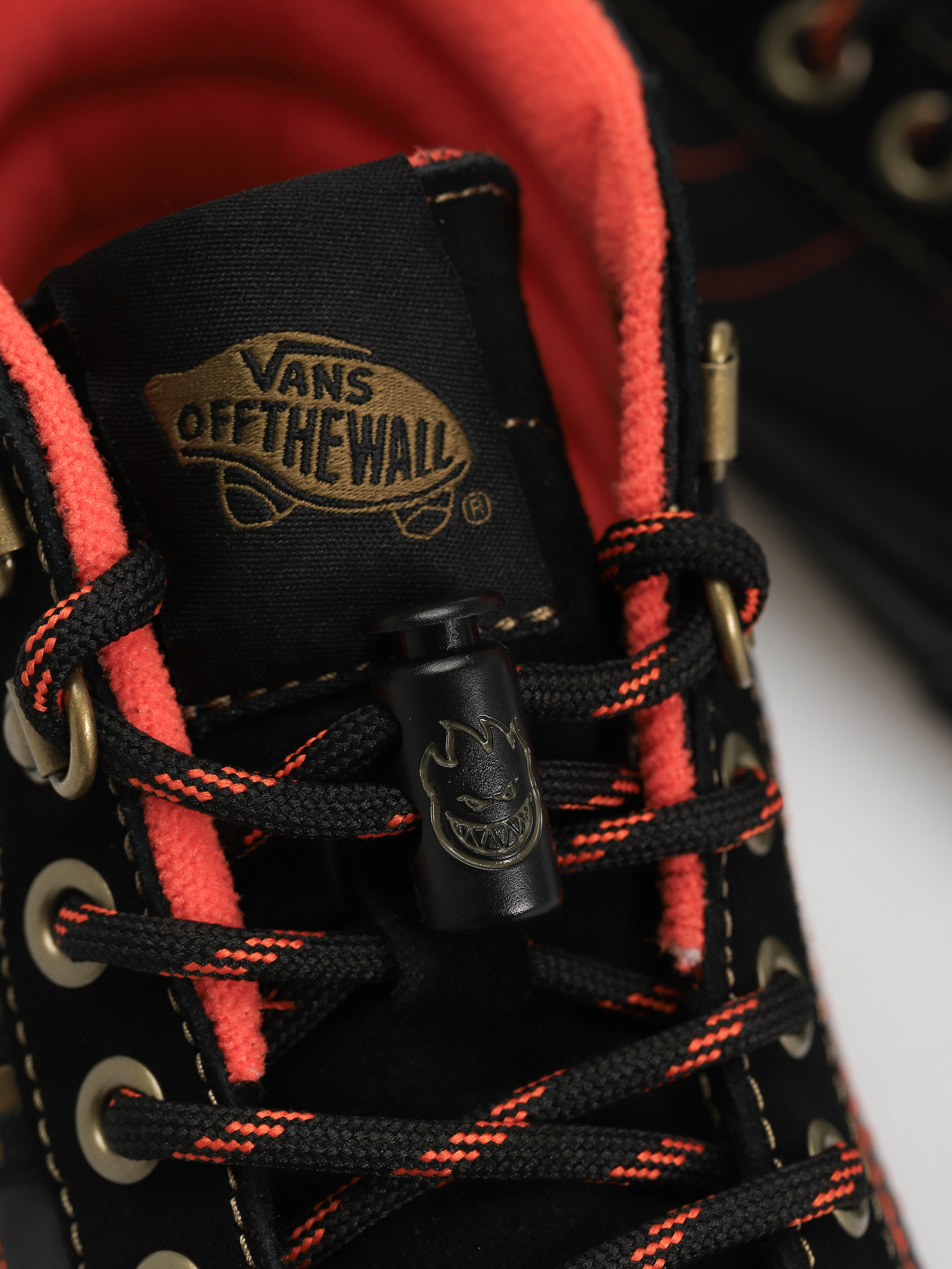 Vans X Spitfire Skate Sk8 Hi Reissue Cipők (spitfire black/flame)