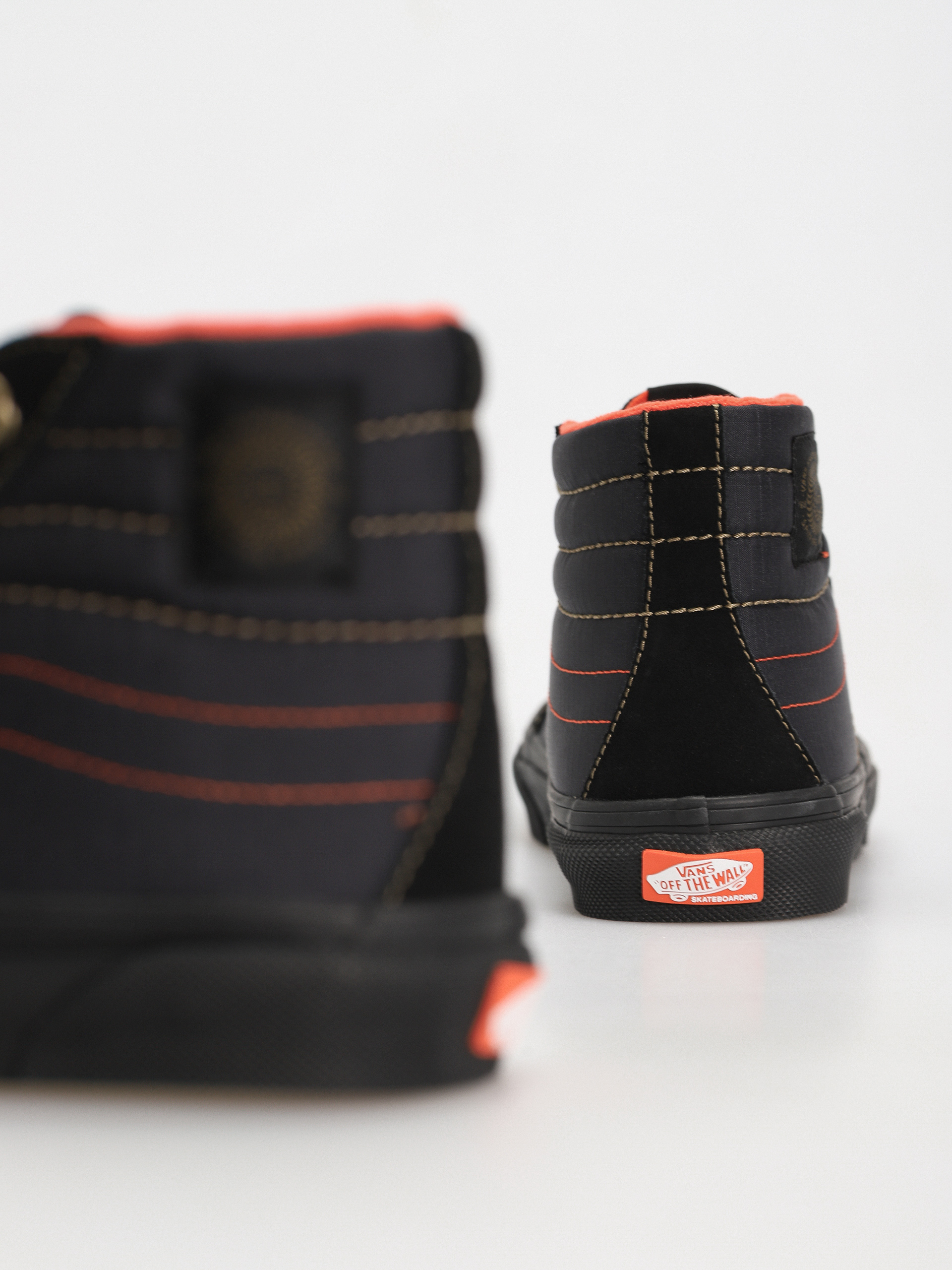 Vans X Spitfire Skate Sk8 Hi Reissue Cipők (spitfire black/flame)