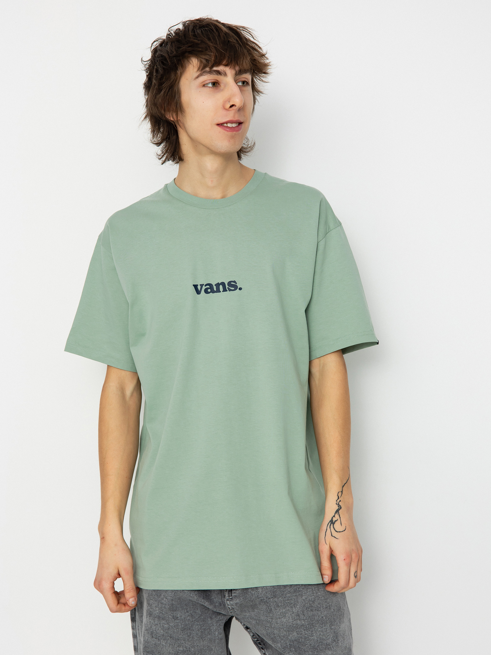 Vans Lower Corecase Póló (iceberg green/dress bls)