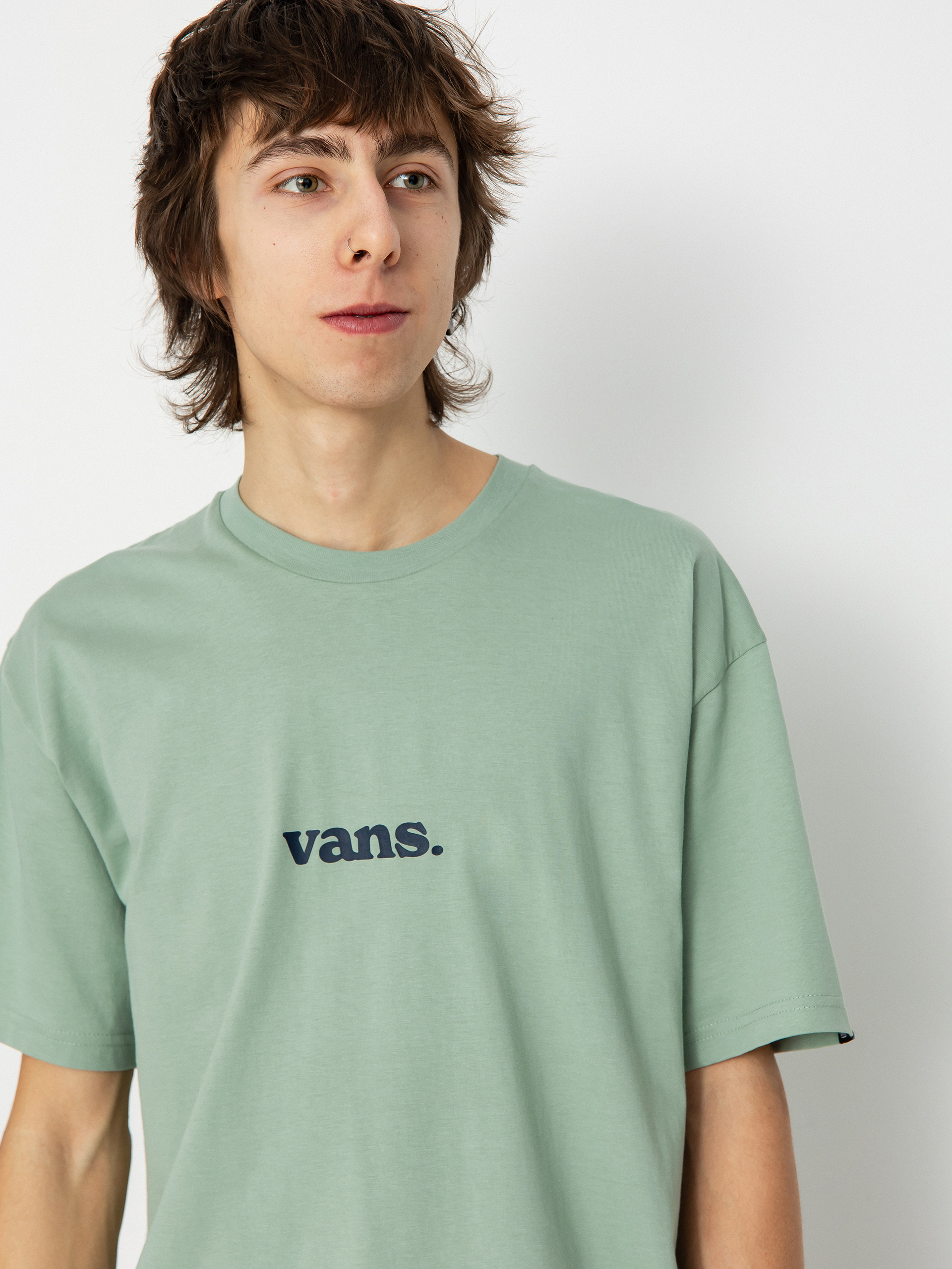 Vans Lower Corecase Póló (iceberg green/dress bls)