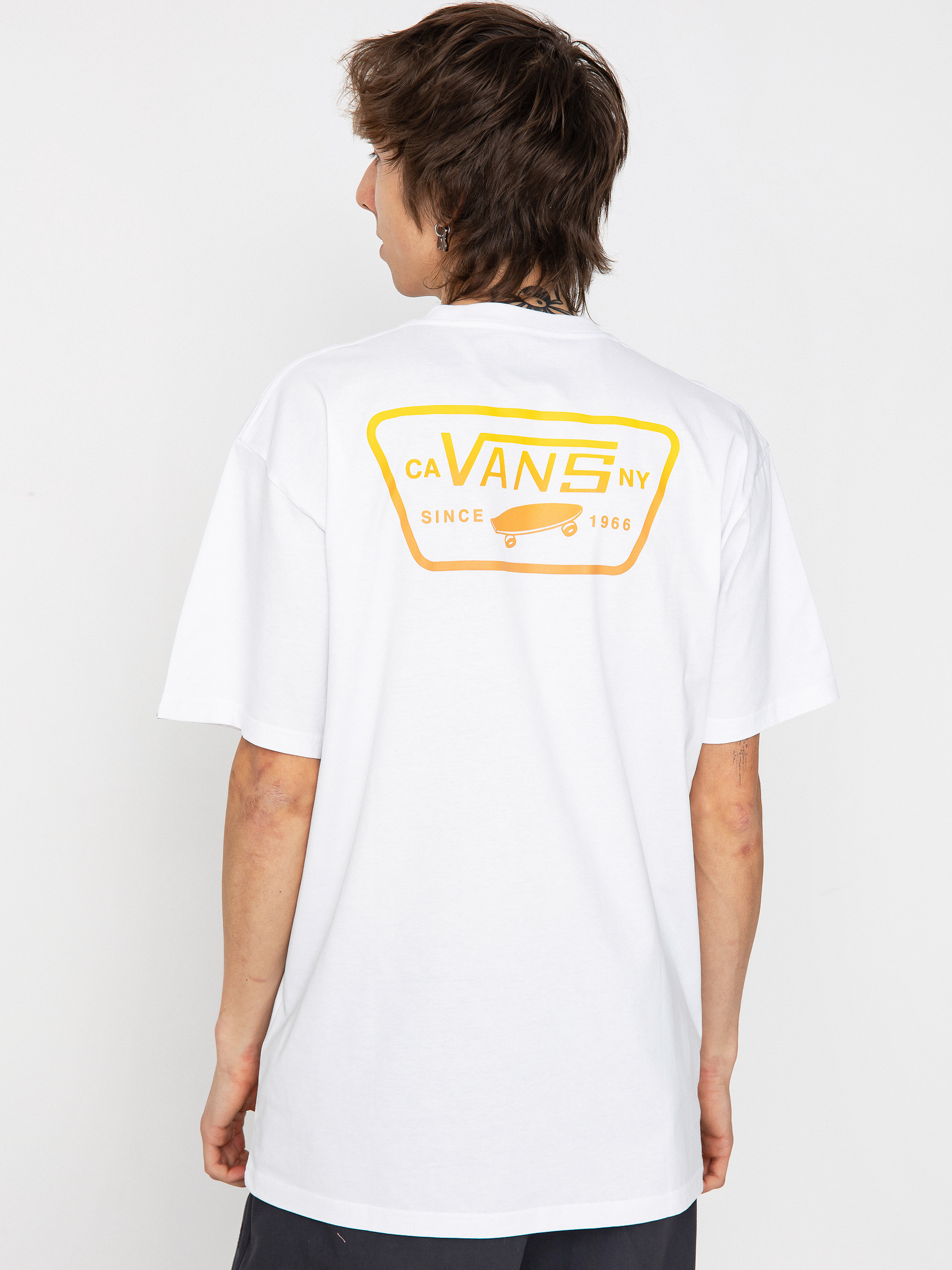 Vans Full Patch Back Póló (white/copper tan)