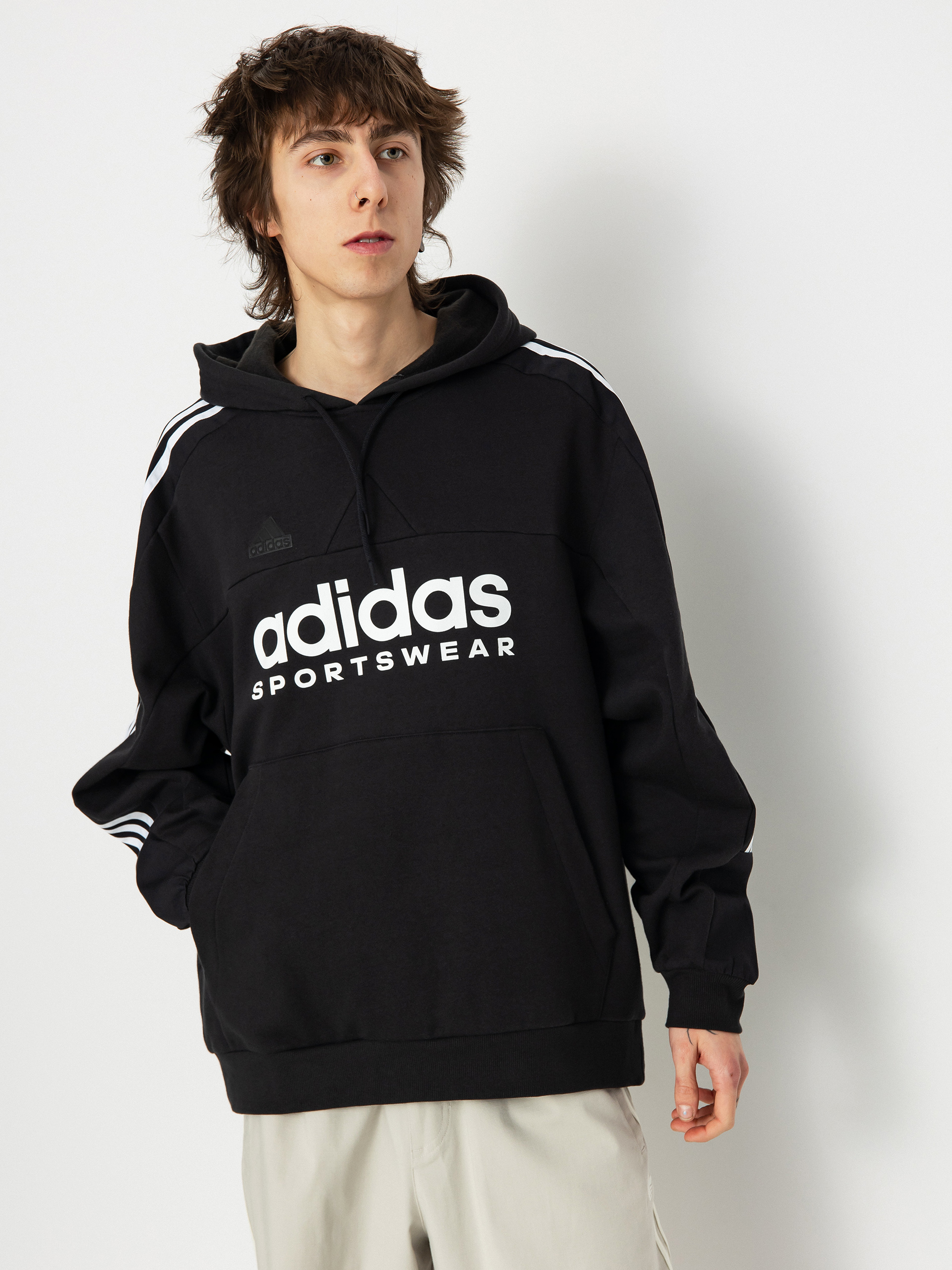 TIRO adidas Originals Tiro HD Kapucnis pulóver - fekete (black)