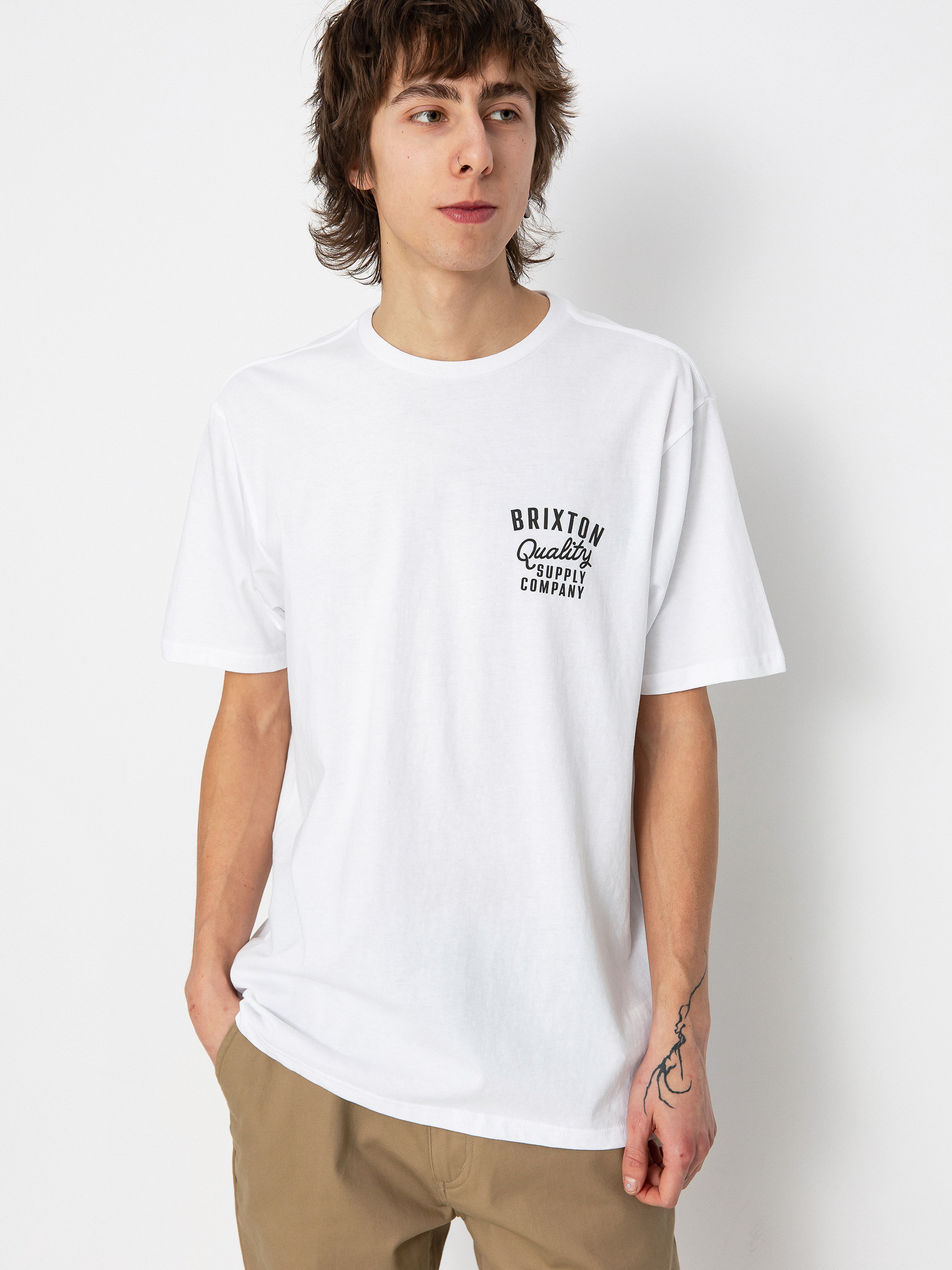 Brixton Hubal Tlrt Póló (white)