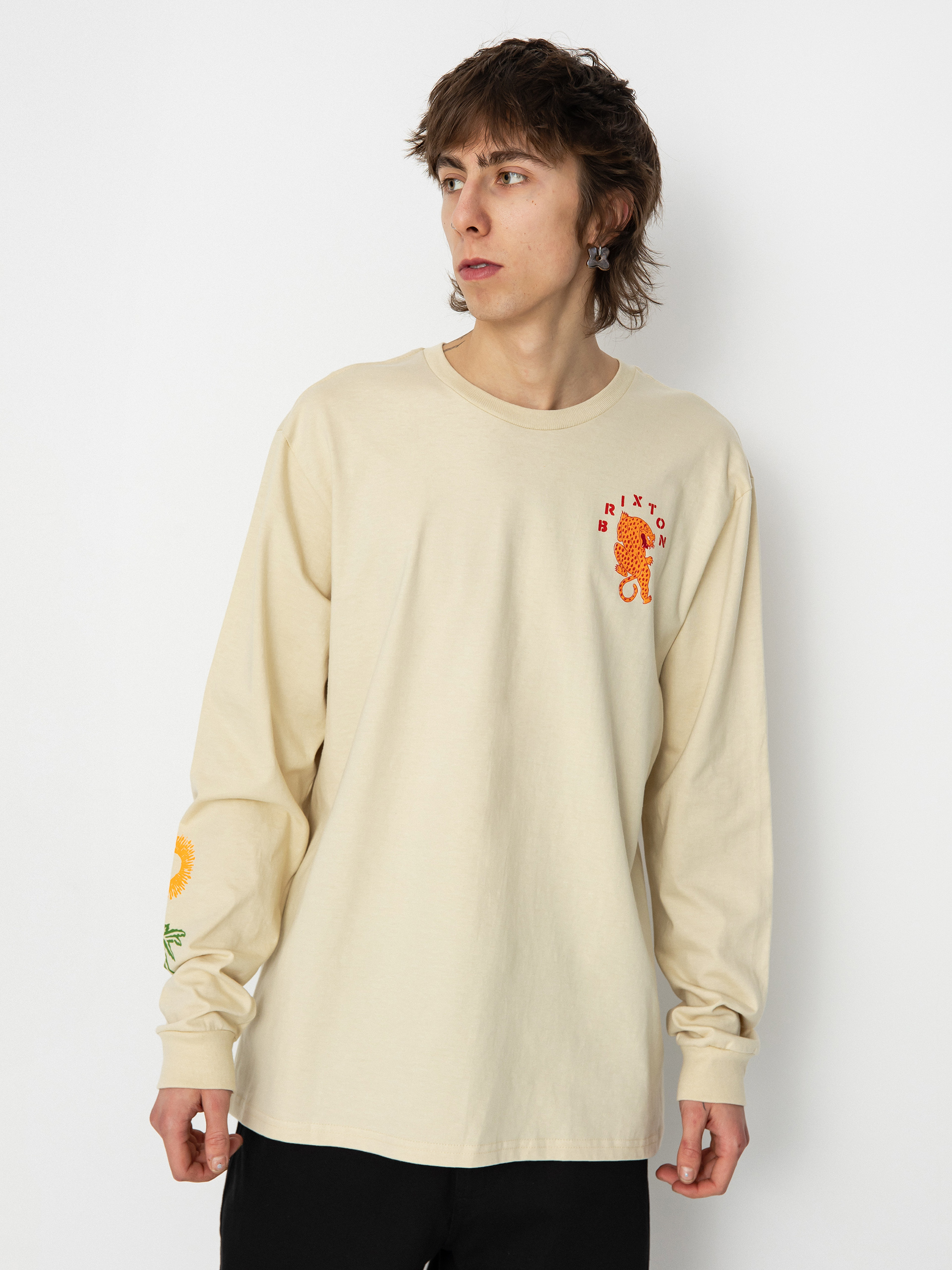Brixton Seeks Stt Hosszú ujjú felső (cream)