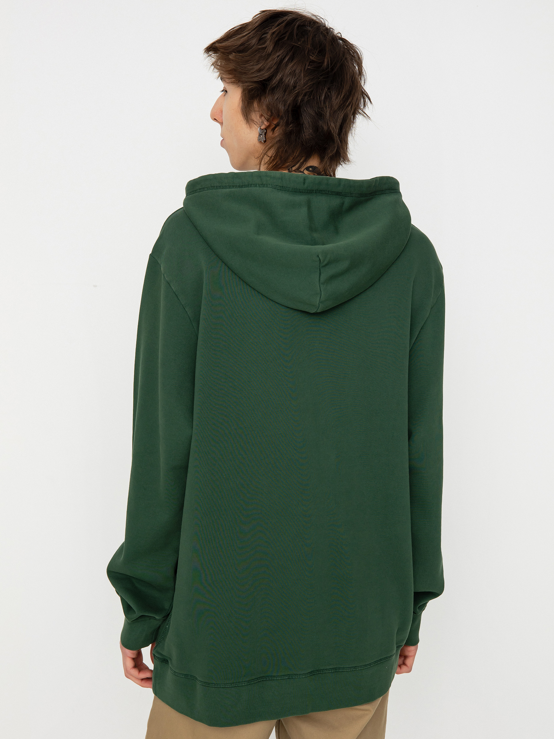 Brixton Vintage Reserve Cl Ft Kapucnis pulóver (trekking green sol wash)