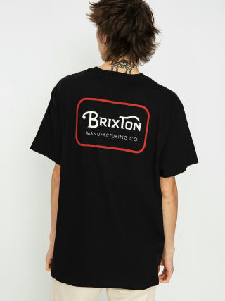 Brixton Grade Stt Póló (black/casa red/white)