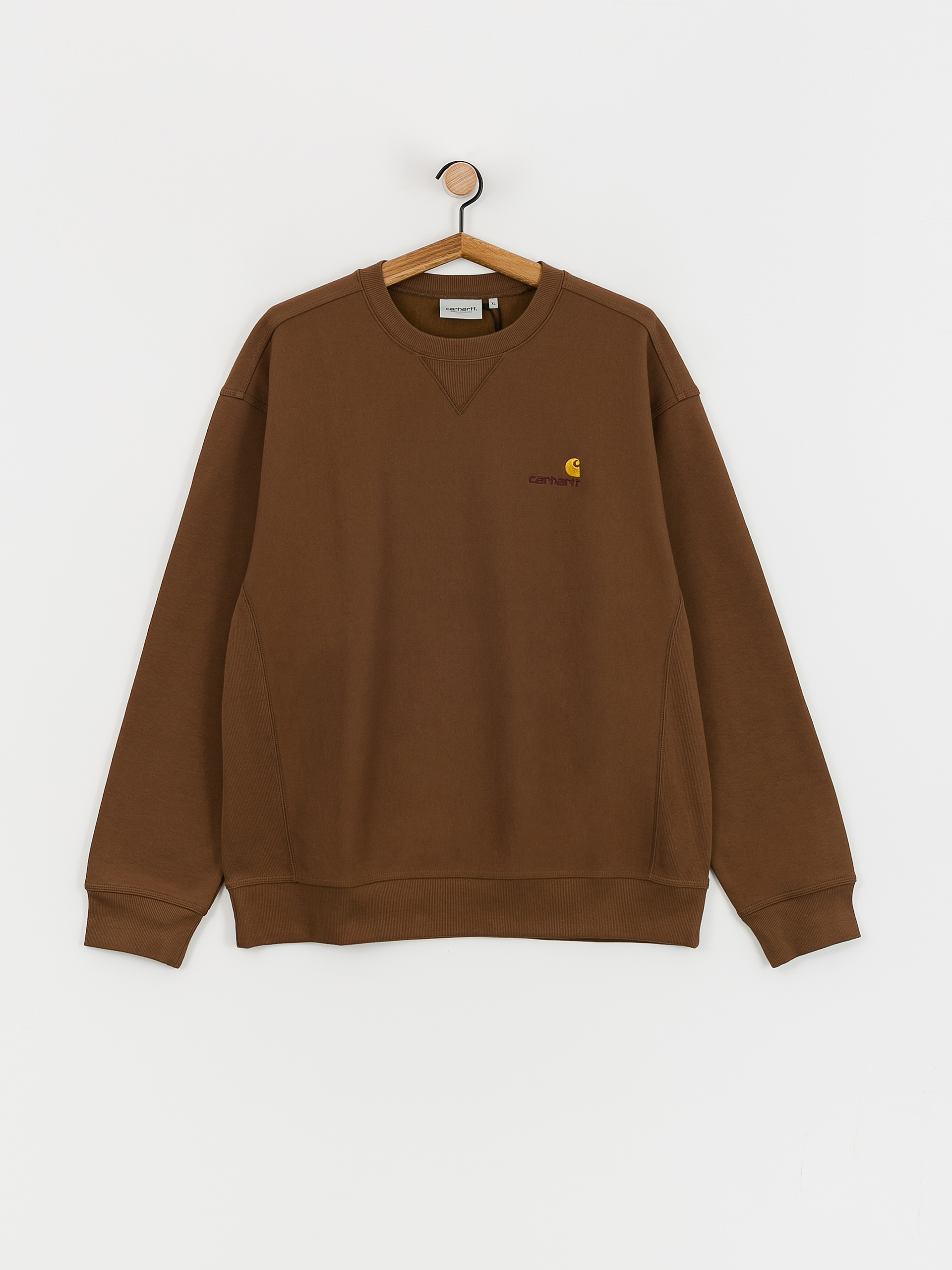 Carhartt WIP American Script Pulóver (lumber)
