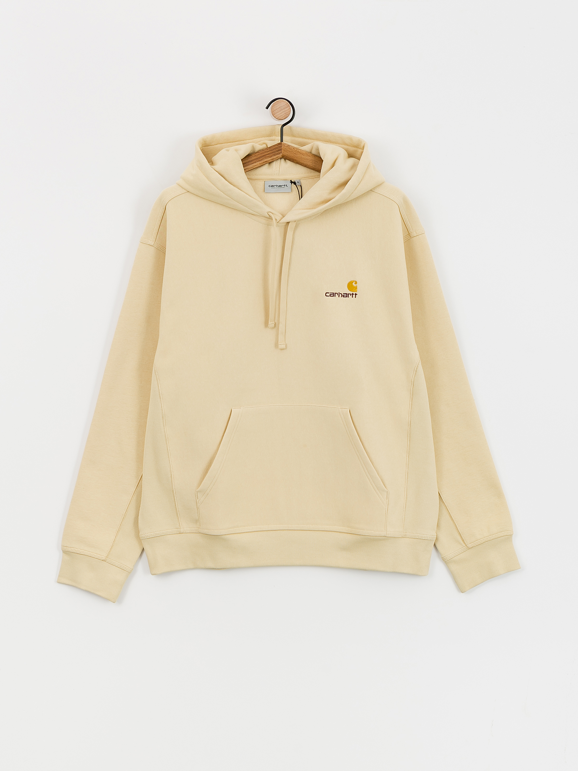 Carhartt WIP American Script HD Kapucnis pulóver (rattan)