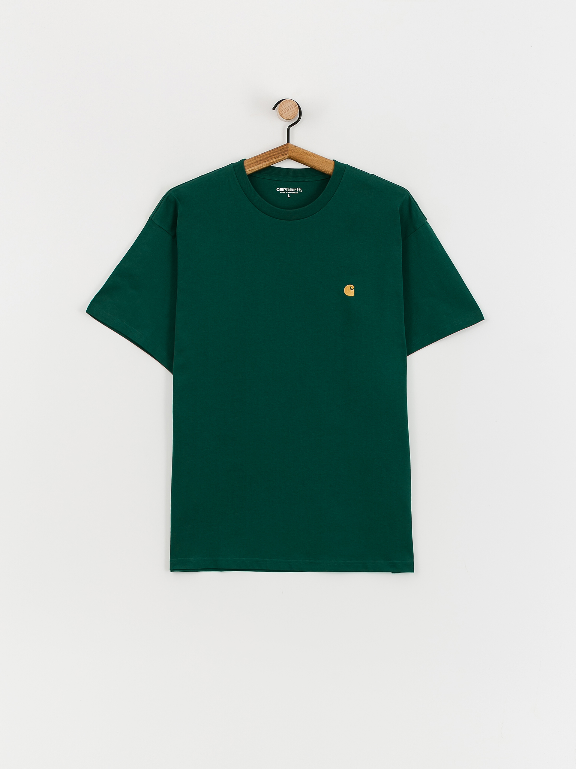Carhartt WIP Chase Póló (chervil/gold)