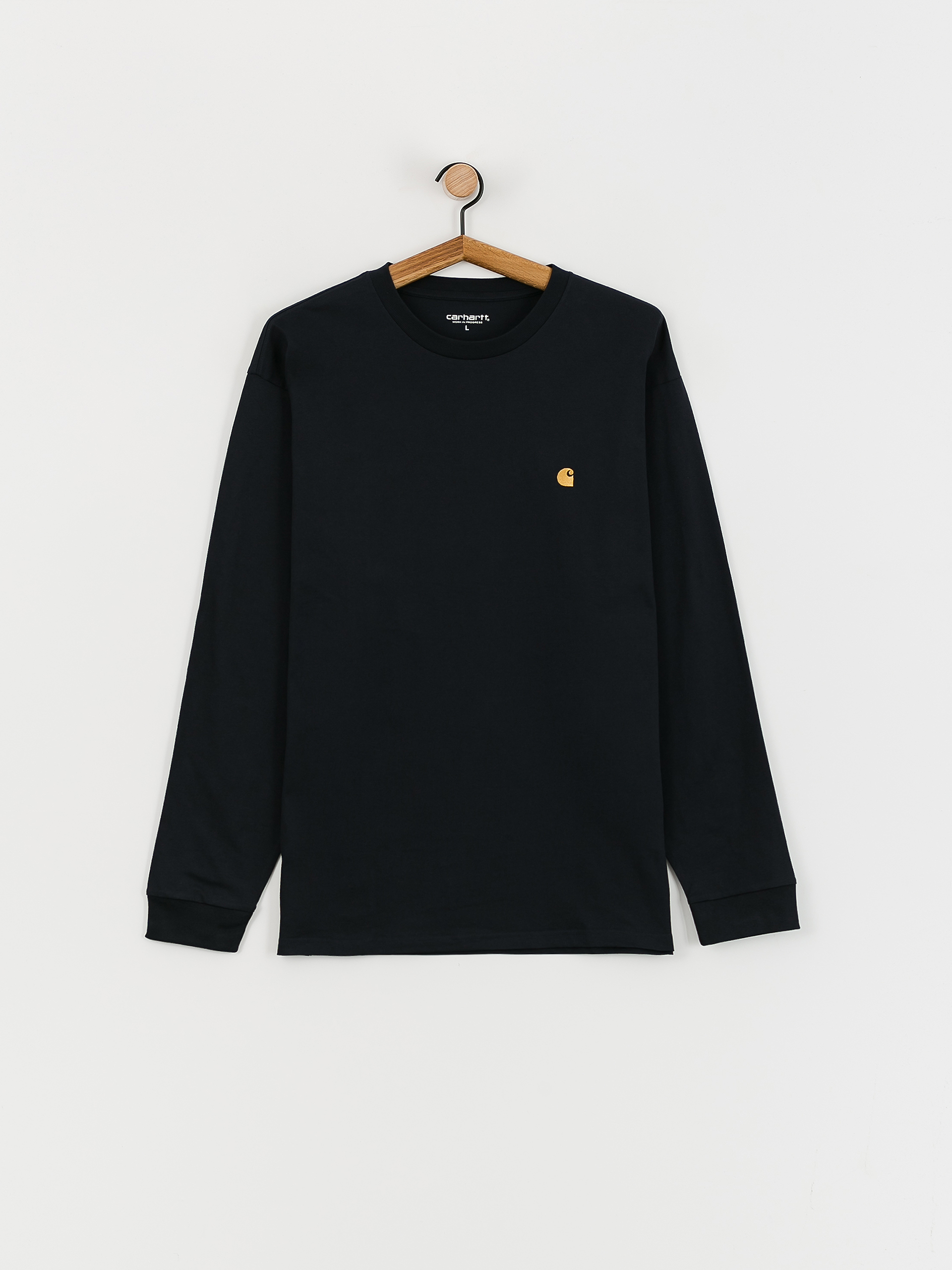 Carhartt WIP Chase Hosszú ujjú felső (dark navy/gold)