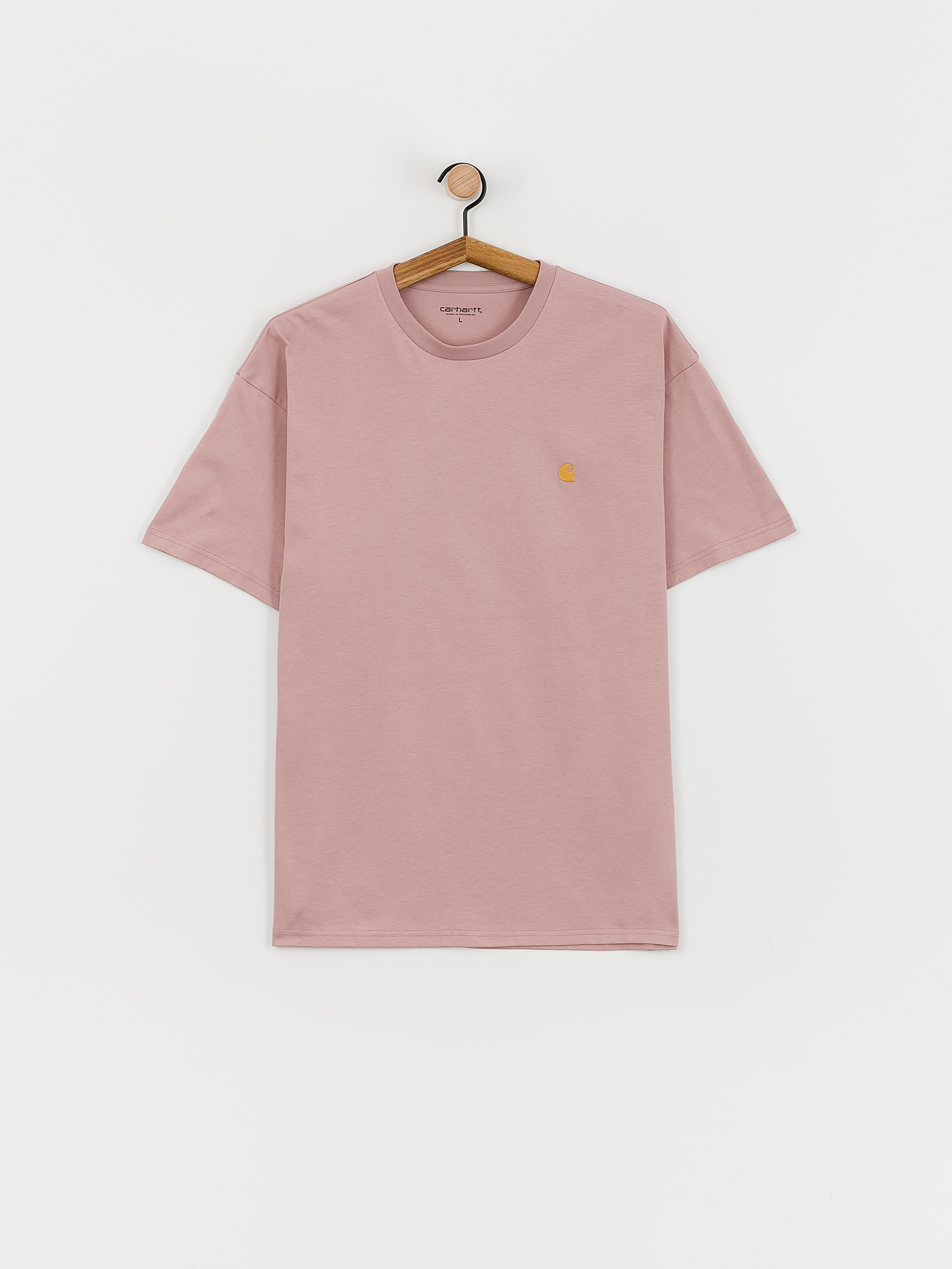 Carhartt WIP Chase Póló (glassy pink/gold)