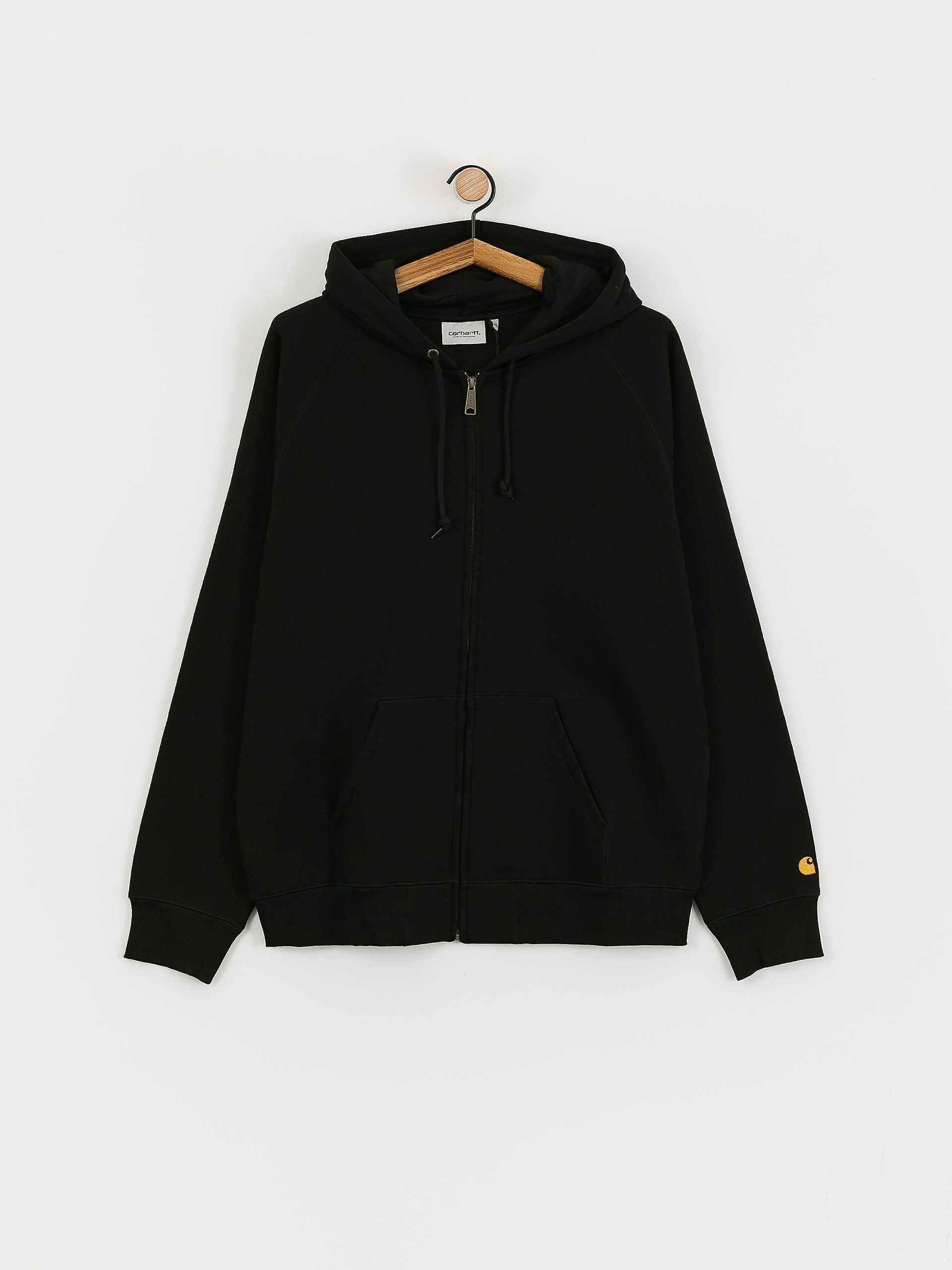 Carhartt WIP Chase ZHD Kapucnis pulóver (black/gold)