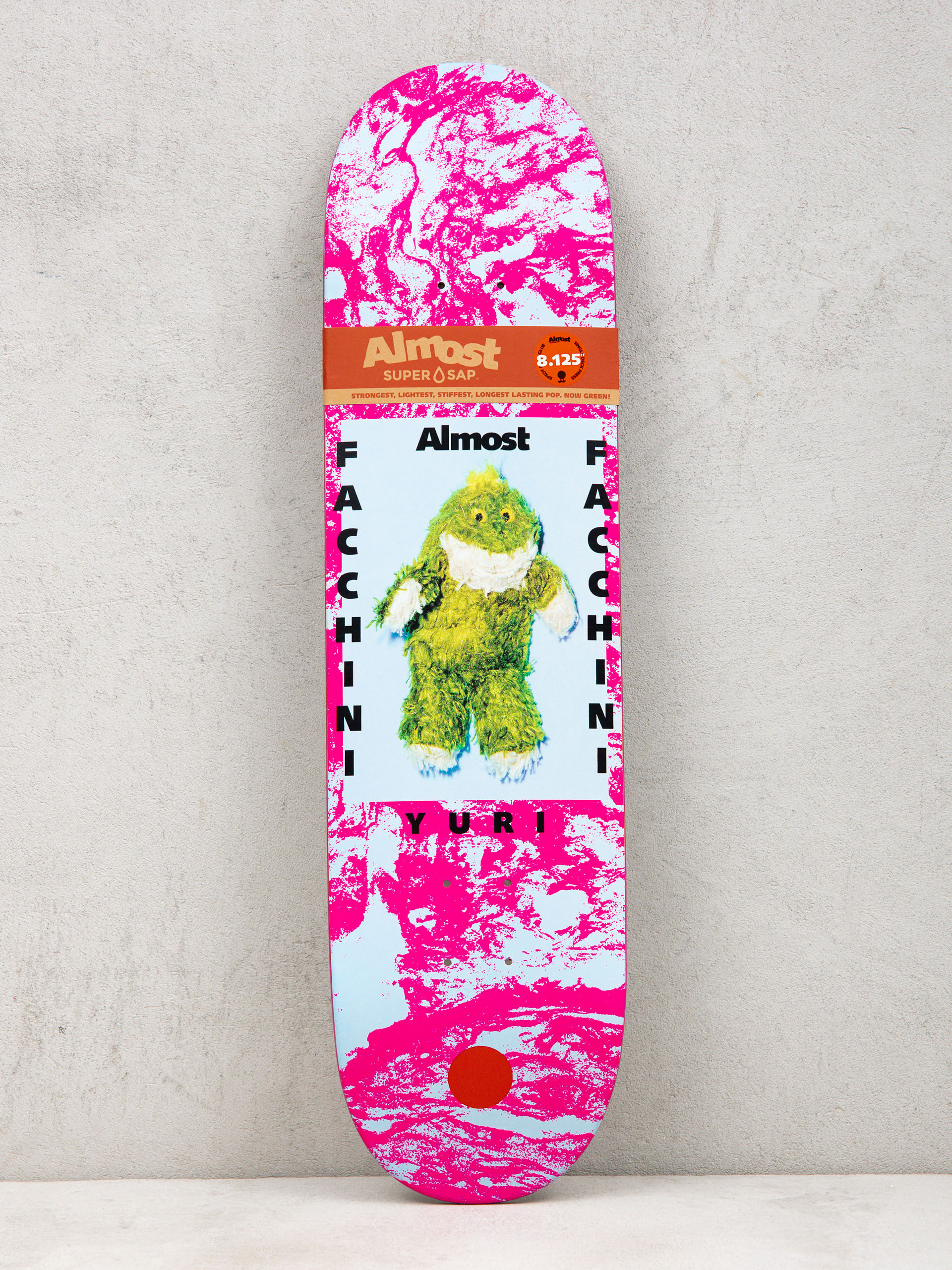 Almost Yuri Stuffed Super Sap R7 Gördeszka lap (pink/light blue)