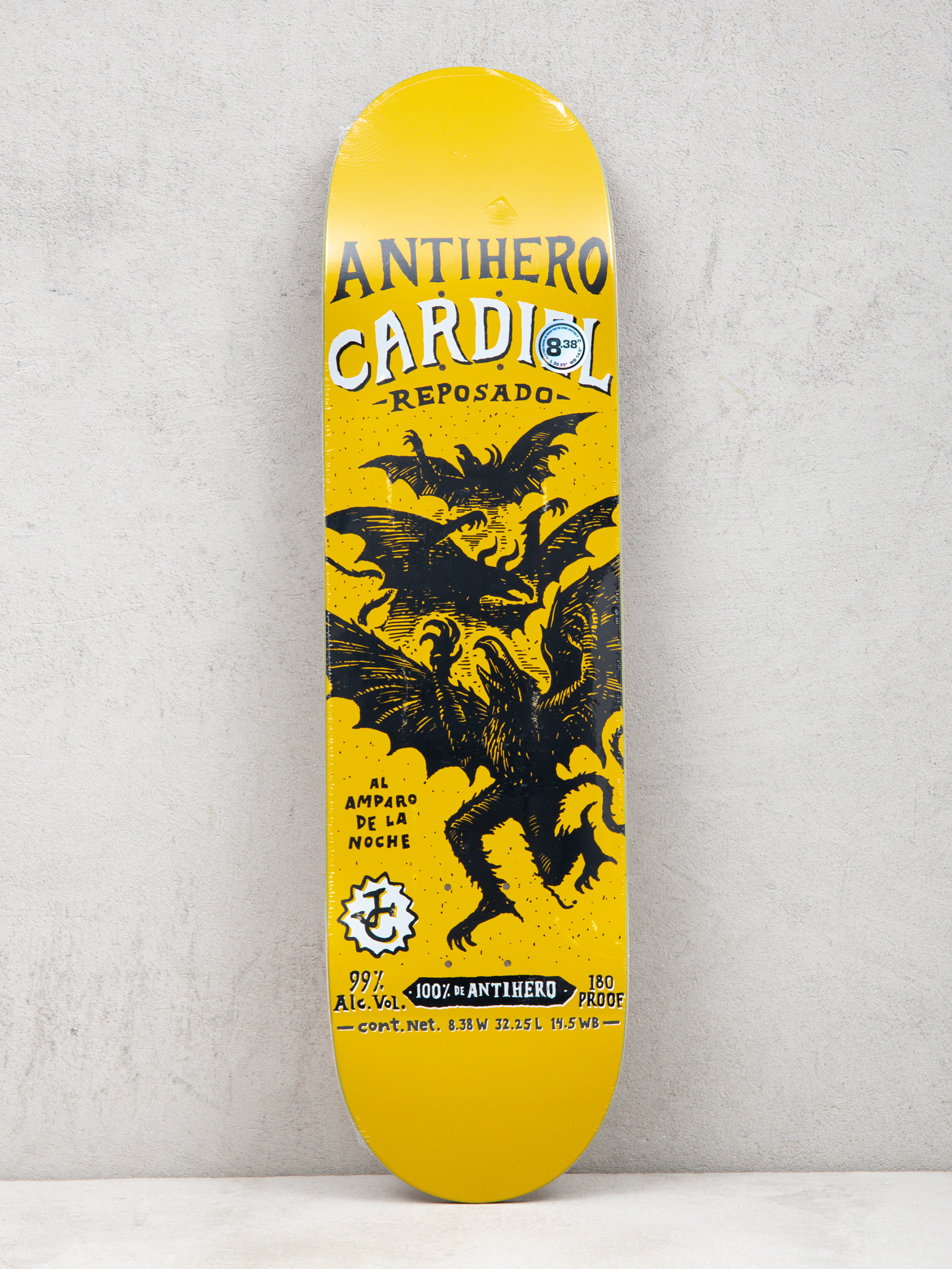Antihero Cardiel Carnales Gördeszka lap (yellow)