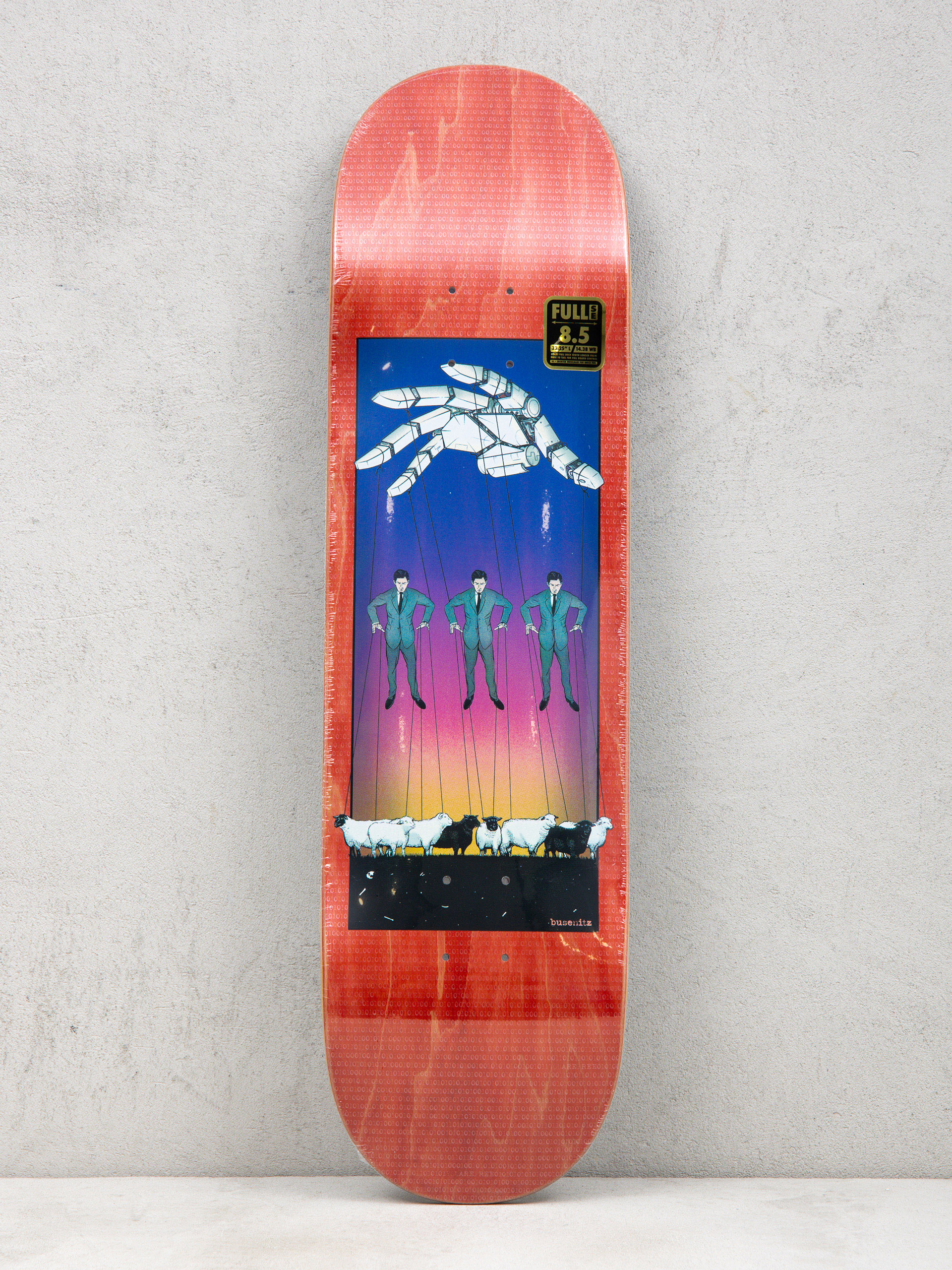 Real Busenitz Overlord Gördeszka lap (red)