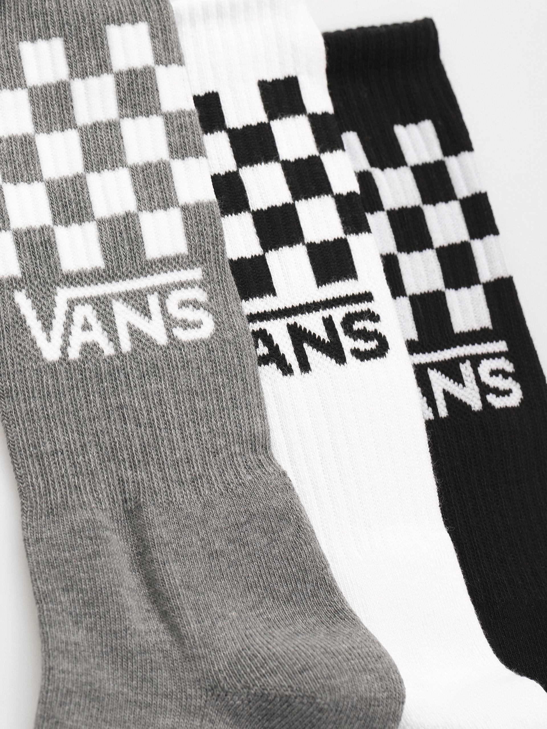 Vans Classic Check Crew Zokni (black/white)