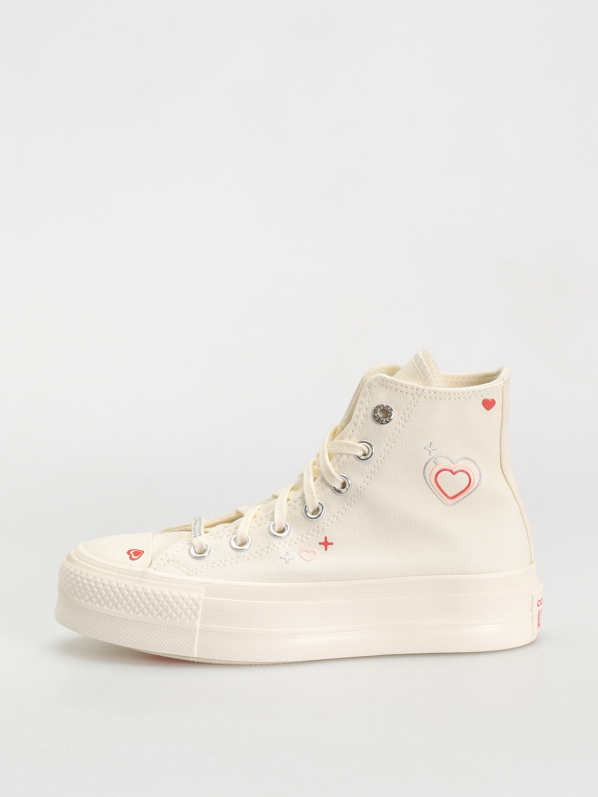 Converse Chuck Taylor All Star Lift Hi Tornacipők Wmn (khaki/off white)