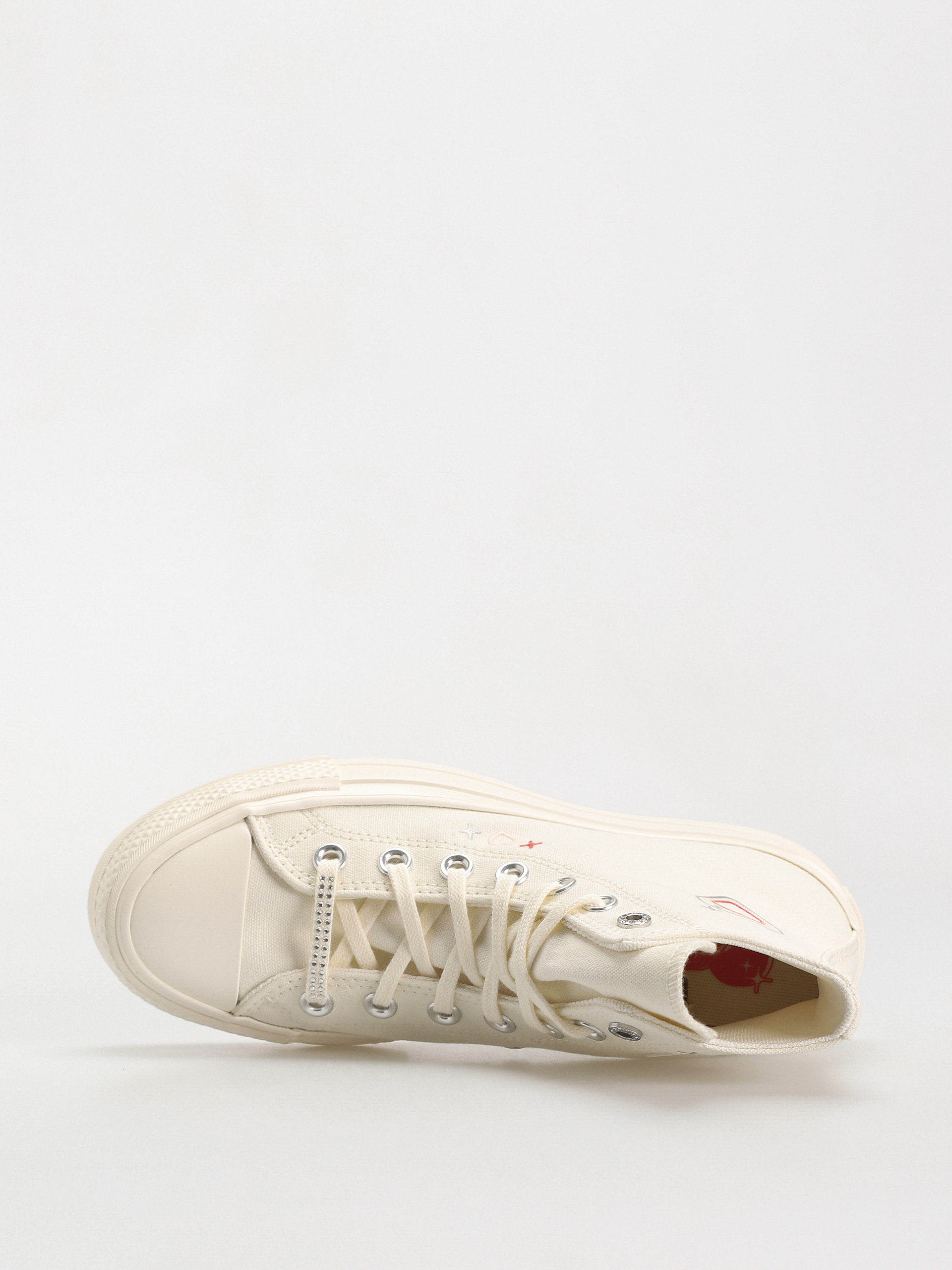 Converse Chuck Taylor All Star Lift Hi Tornacipők Wmn (khaki/off white)