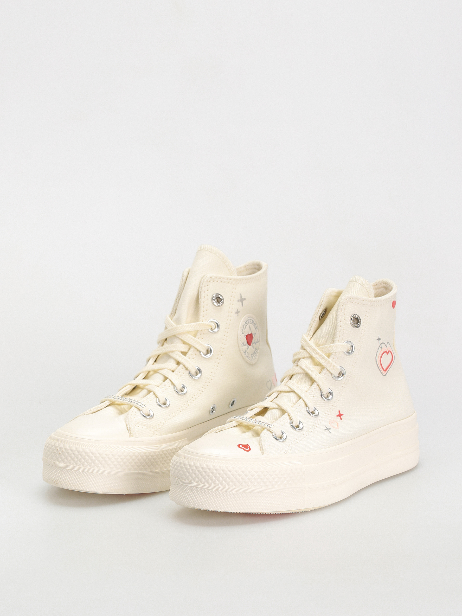 Converse Chuck Taylor All Star Lift Hi Tornacipők Wmn (khaki/off white)