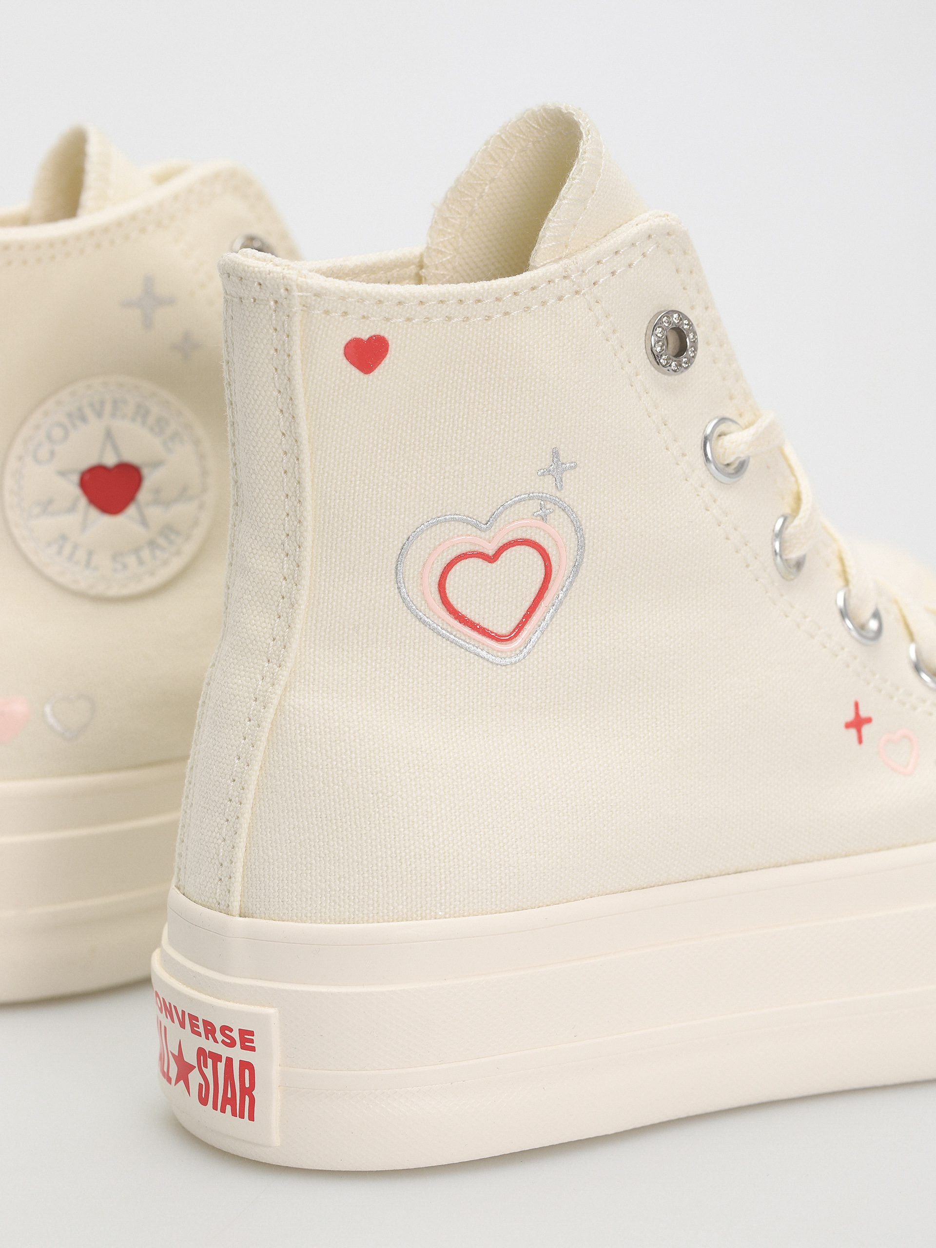 Converse Chuck Taylor All Star Lift Hi Tornacipők Wmn (khaki/off white)