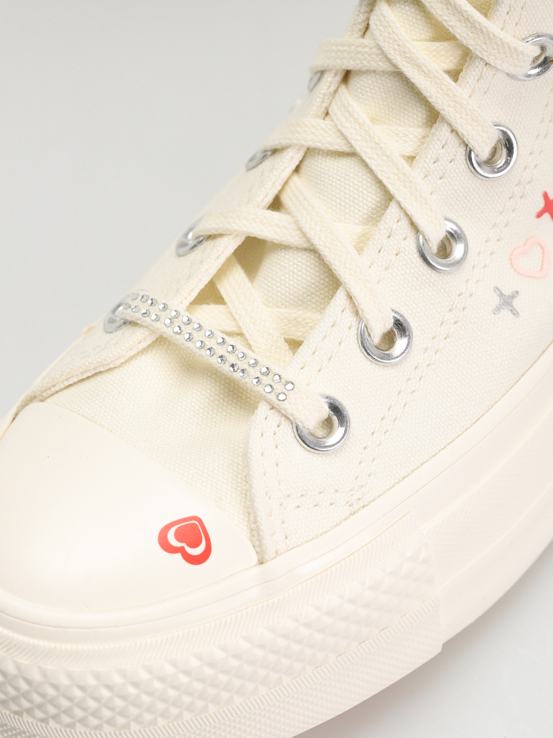 Converse Chuck Taylor All Star Lift Hi Tornacipők Wmn (khaki/off white)