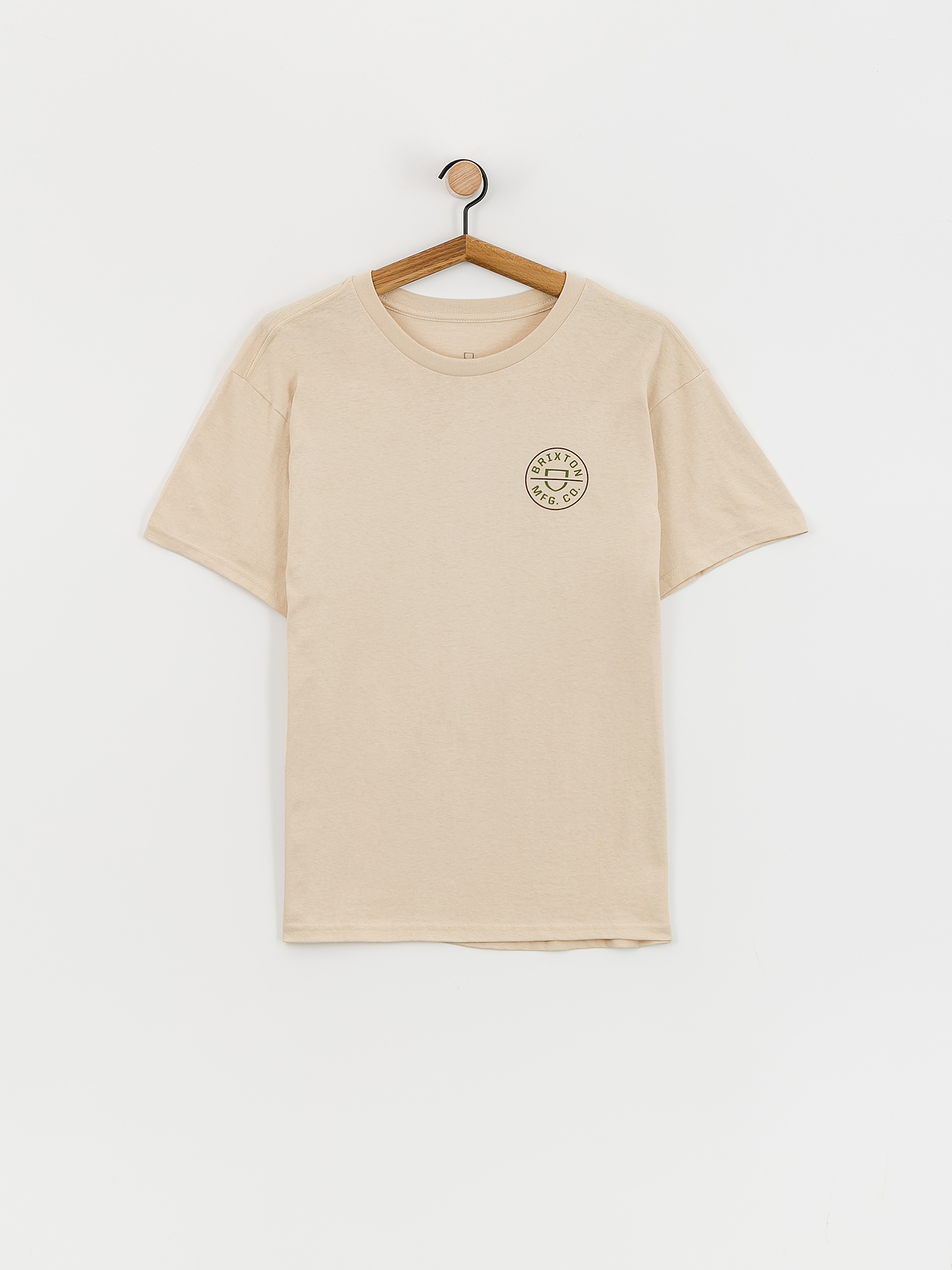 Brixton Crest II Stt Póló (cream/sea kelp/sepia)