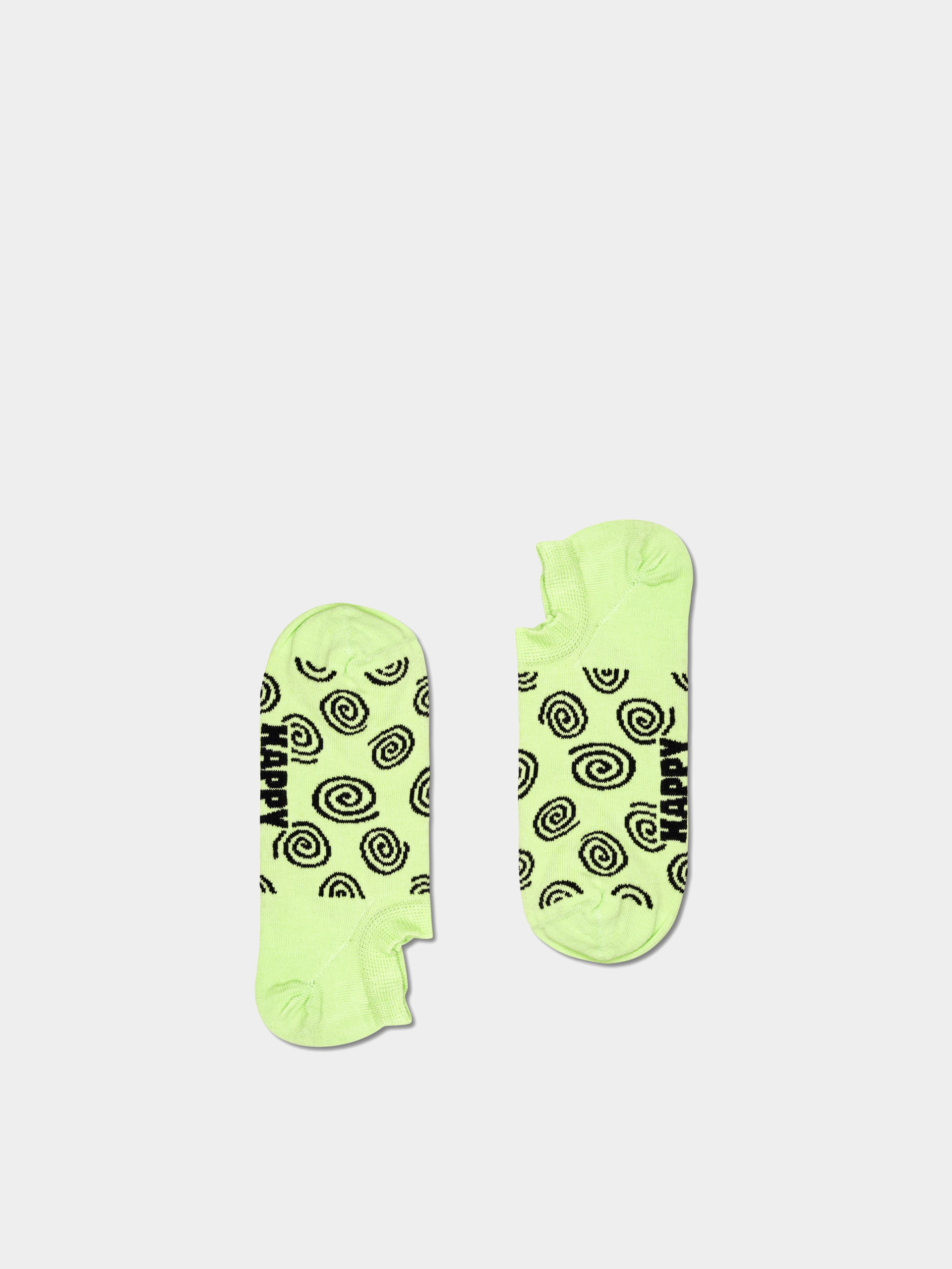 Happy Socks 3-Pack Checked Stripe No Show Zokni (white)