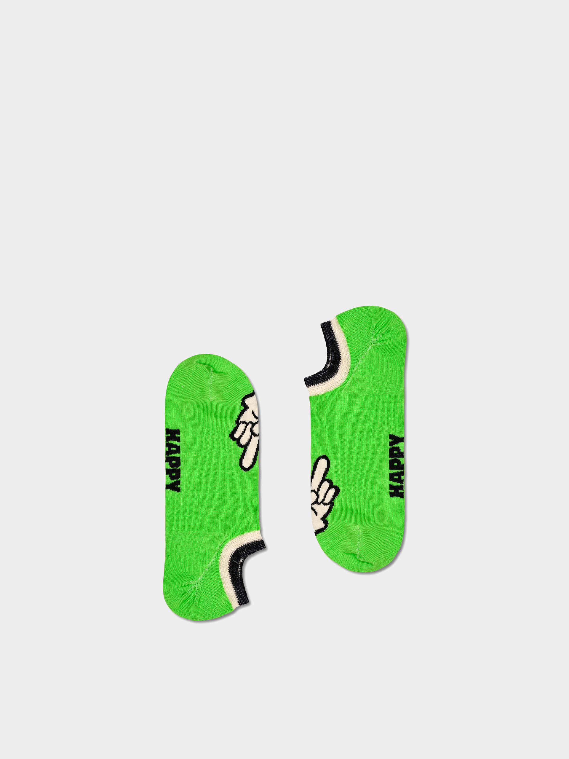 Happy Socks 3-Pack Peace No Show Zokni (black)