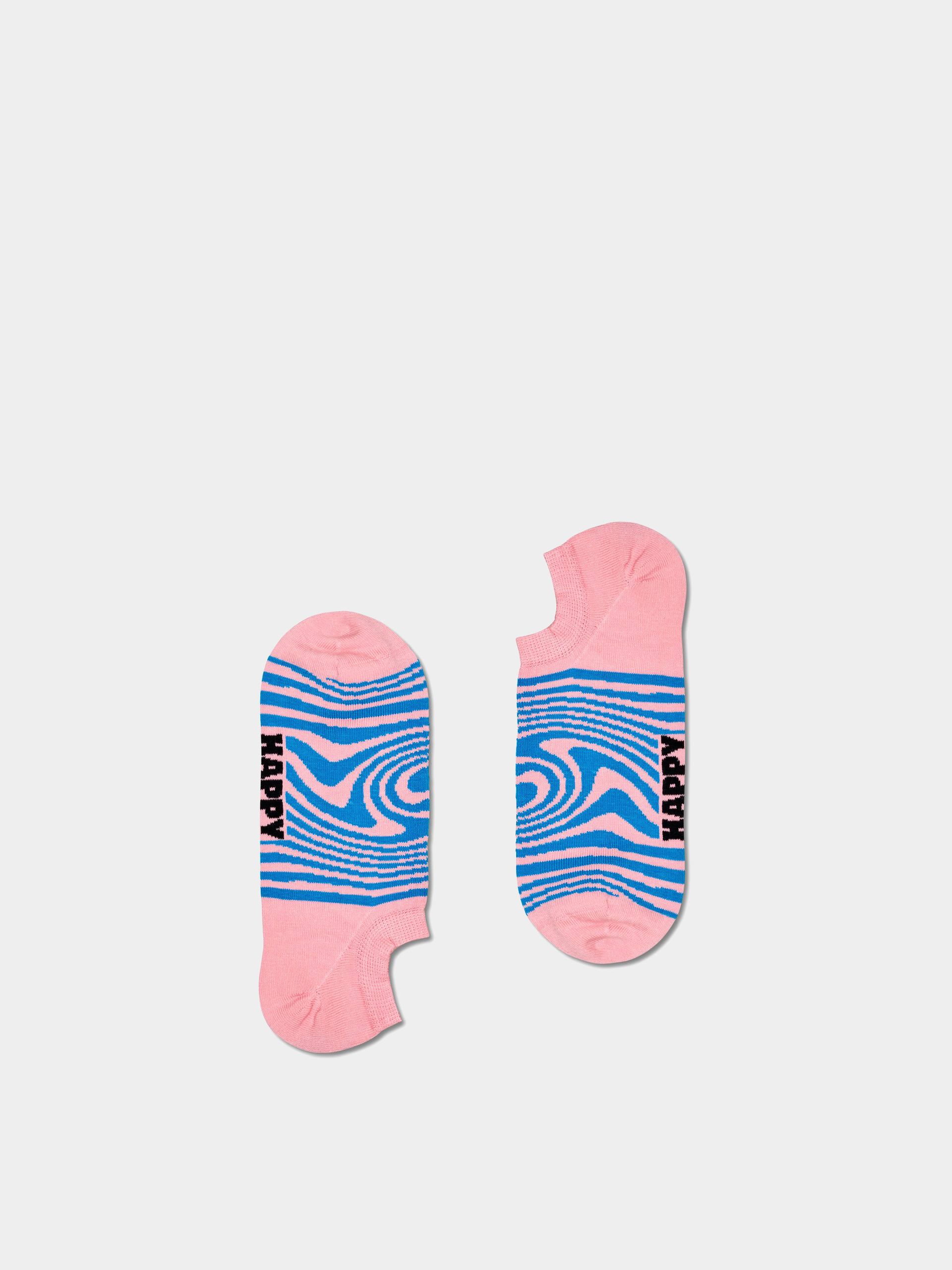 Happy Socks 3-Pack Dizzy No Show Zokni (light pink)