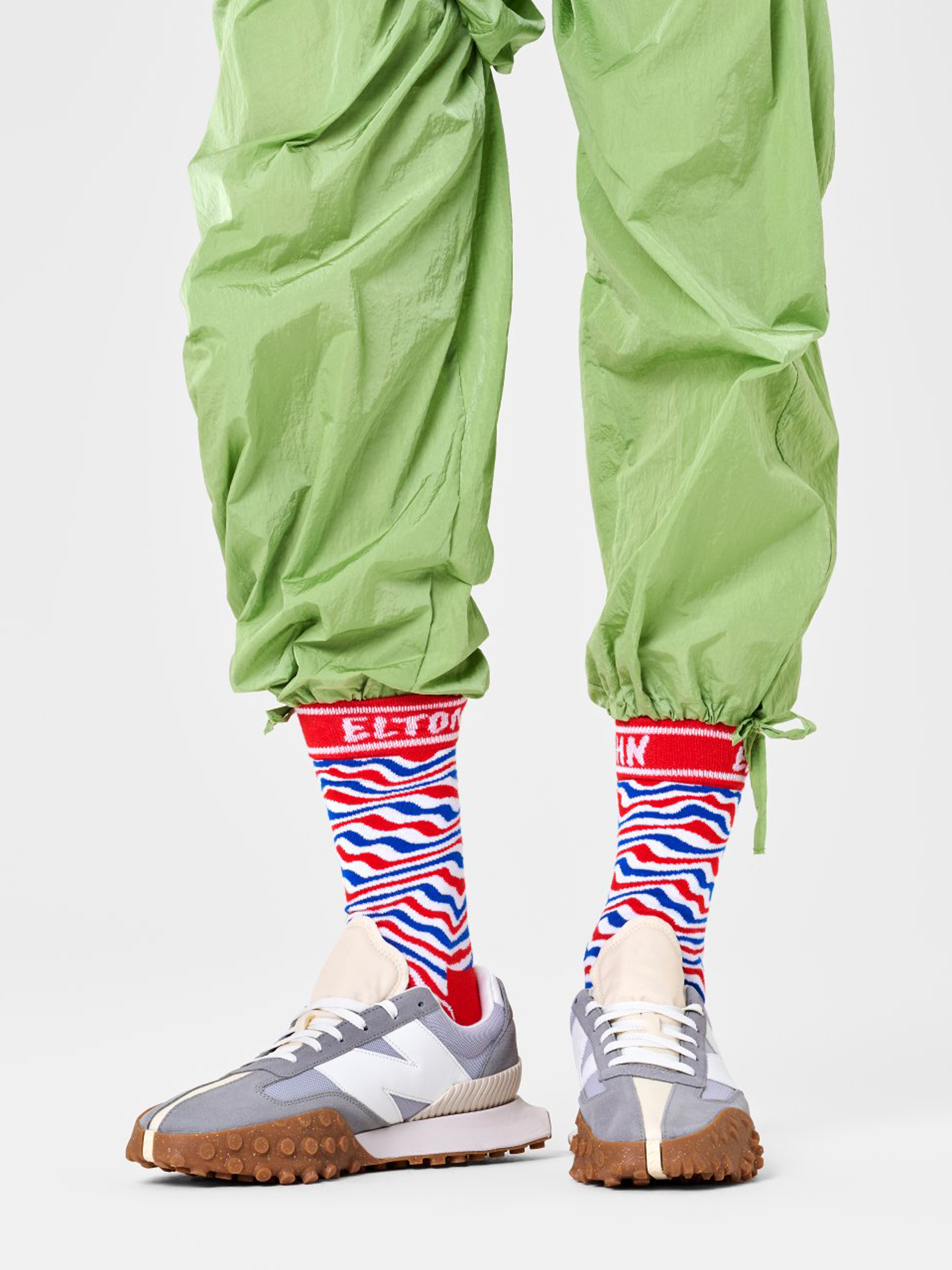 Happy Socks Elton John Striped Zokni (red)