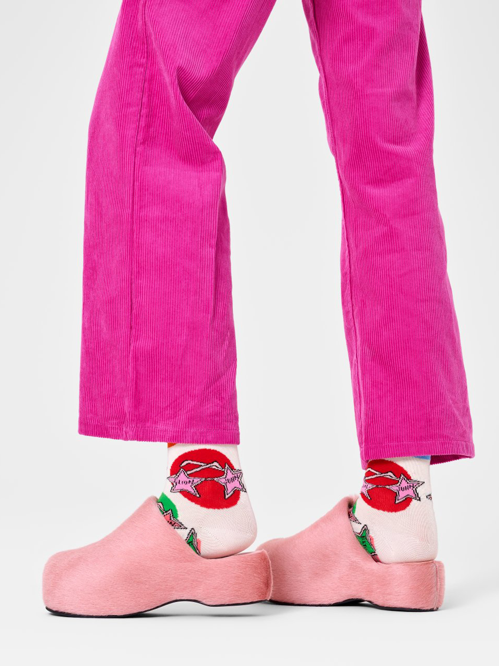 Happy Socks Elton Glasses Zokni (white)