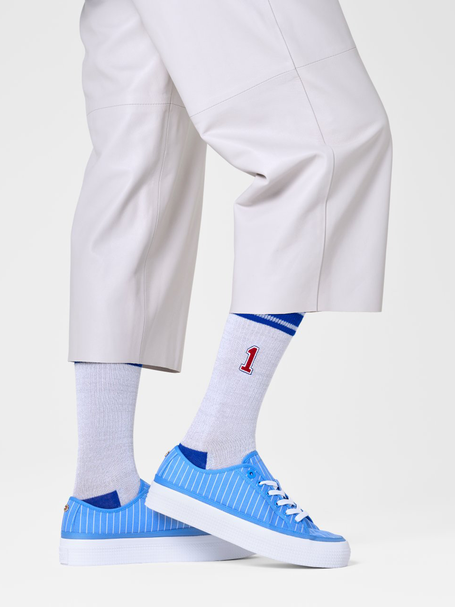 Zokni Happy Socks Elton John Stadium Mid High (white)