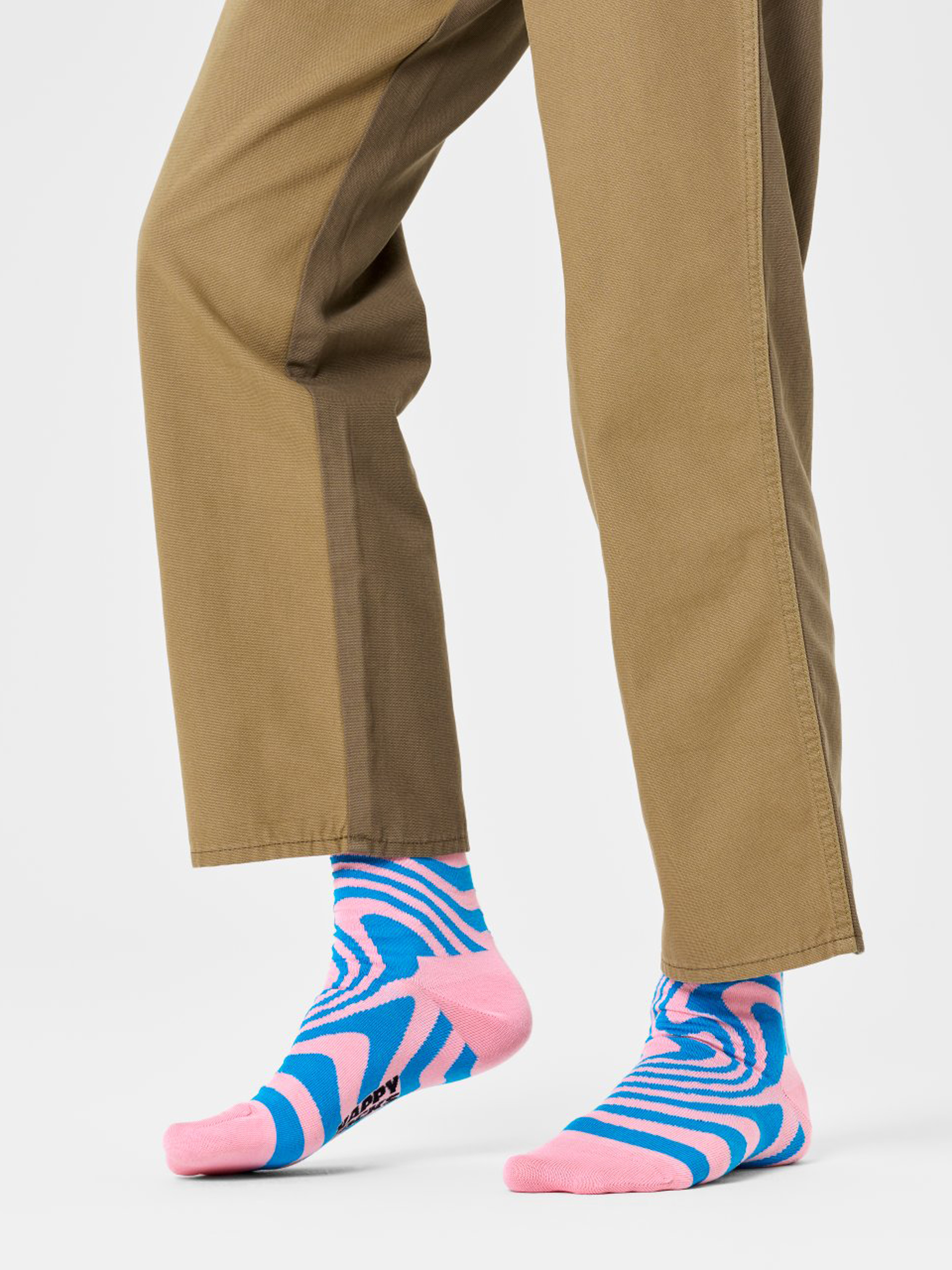 Happy Socks Dizzy Zokni (light pink)