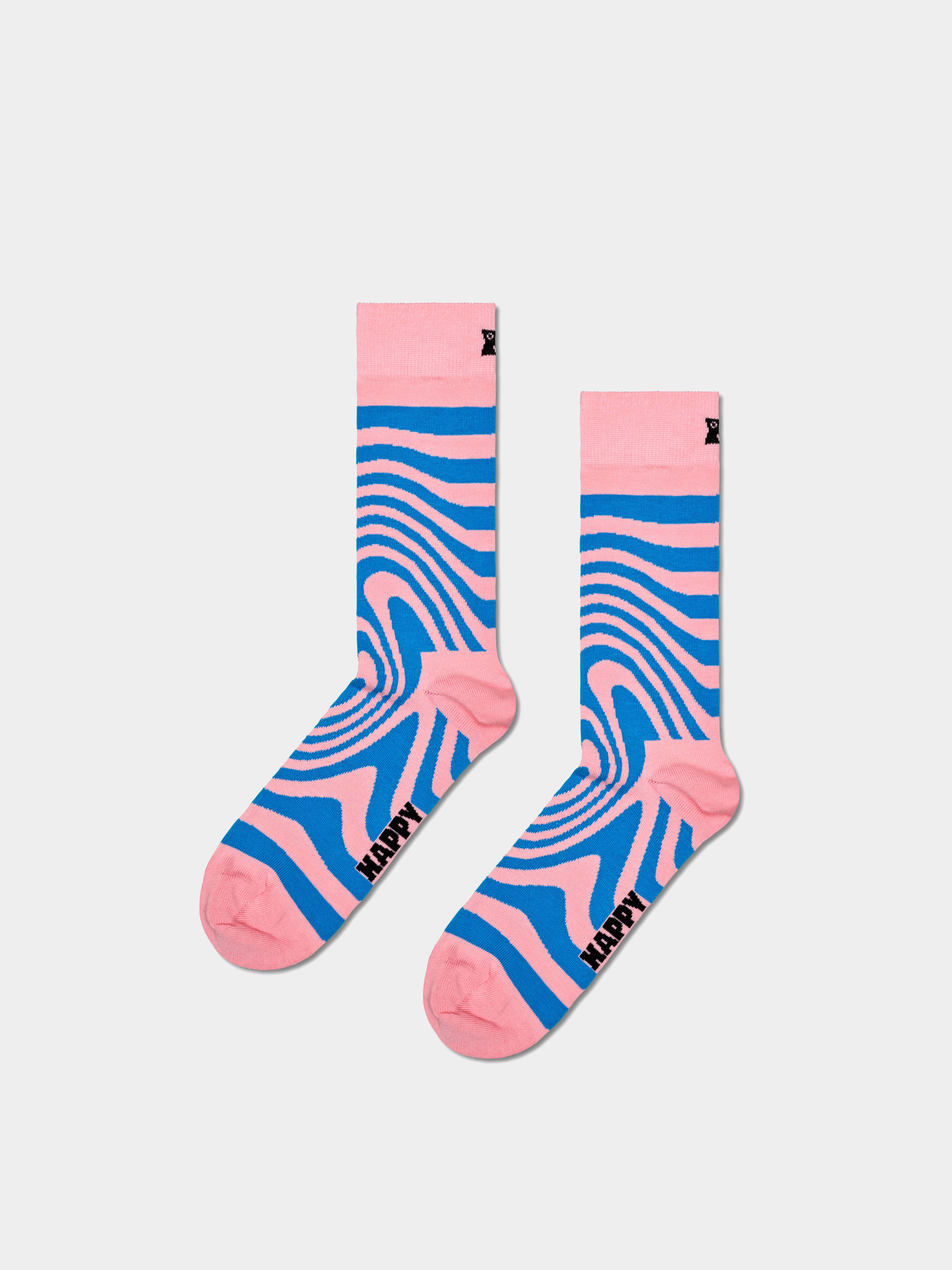 Happy Socks Dizzy Zokni (light pink)