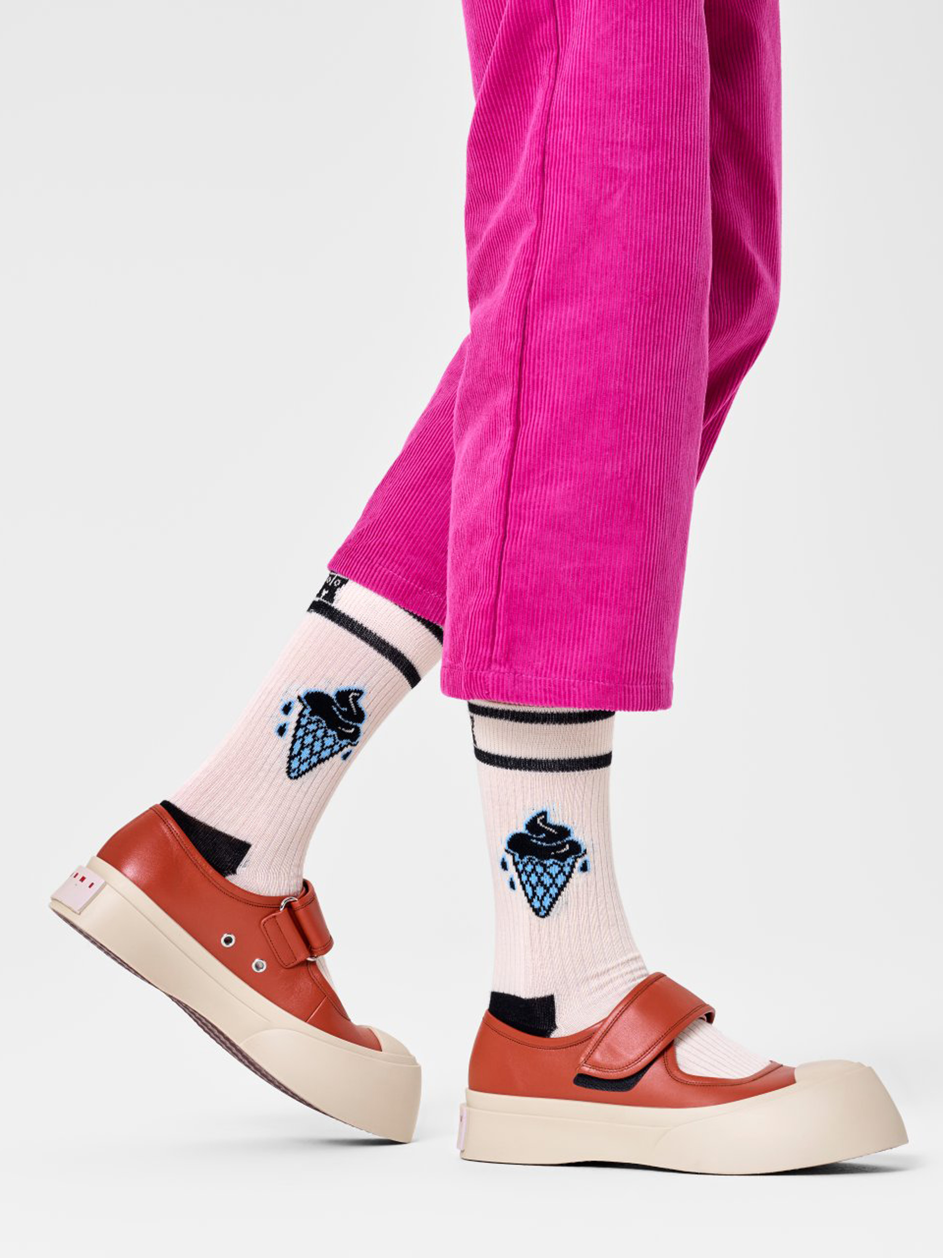 Happy Socks Ice Cold Zokni (white)