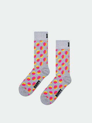 Happy Socks Faded Big Dot Zokni (grey)