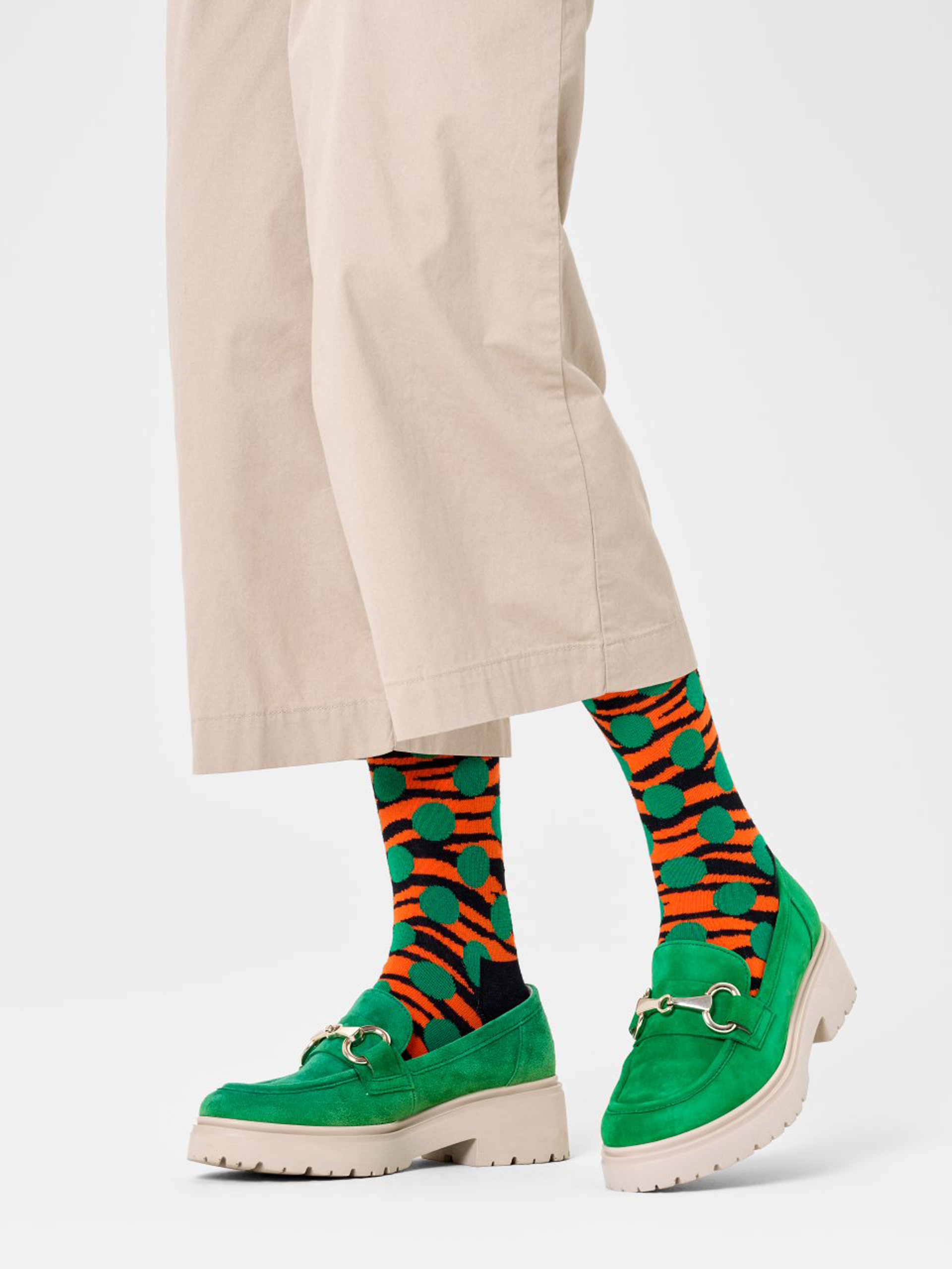 Happy Socks Tiger Dot Zokni (black)