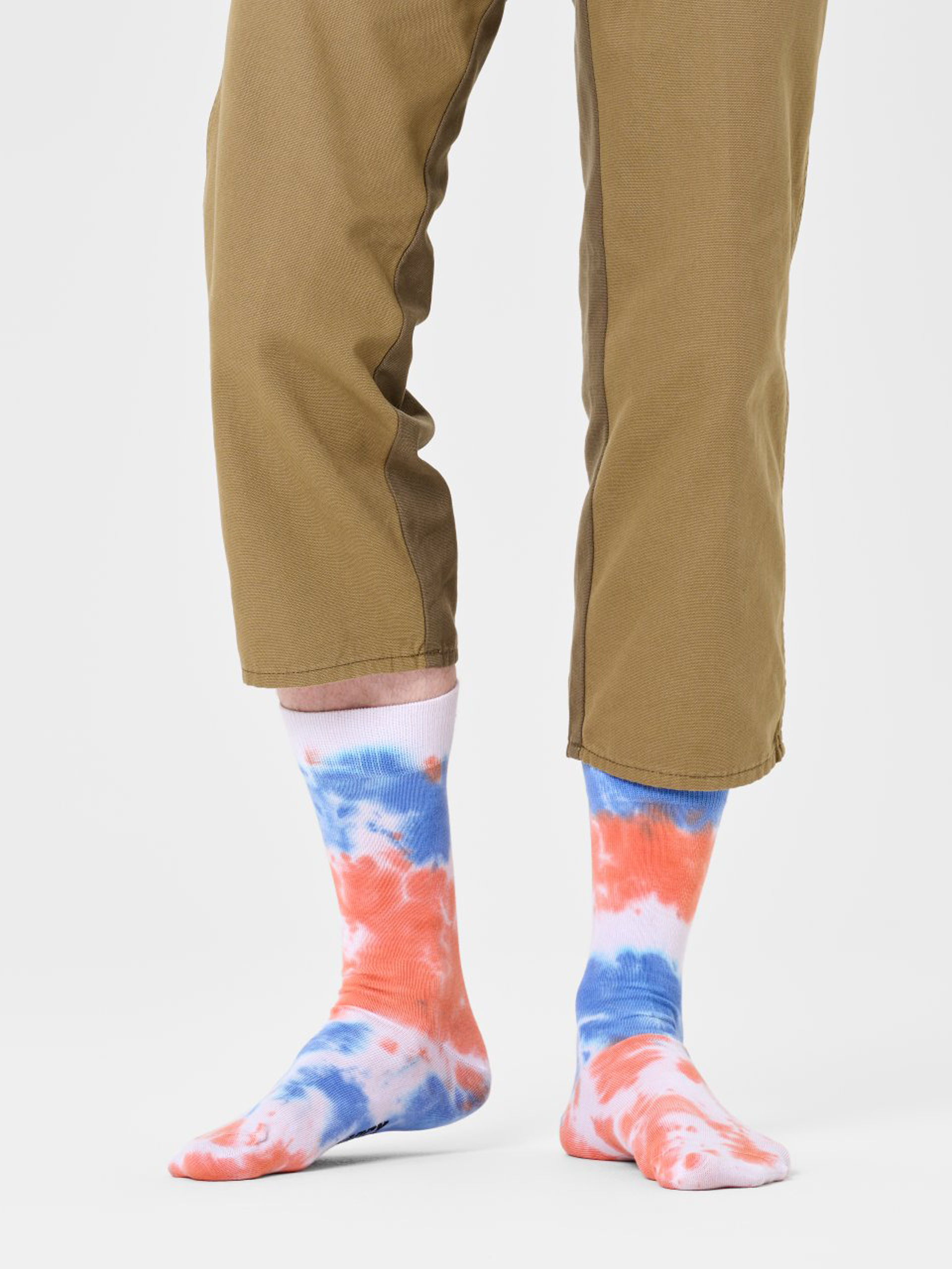 Happy Socks Tie-dye Zokni (white)