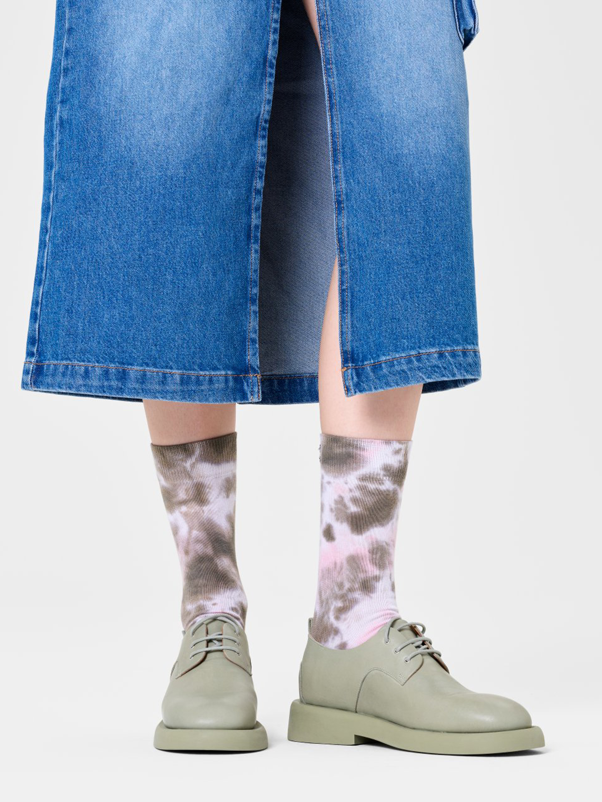 Happy Socks Tie-dye Zokni (white)