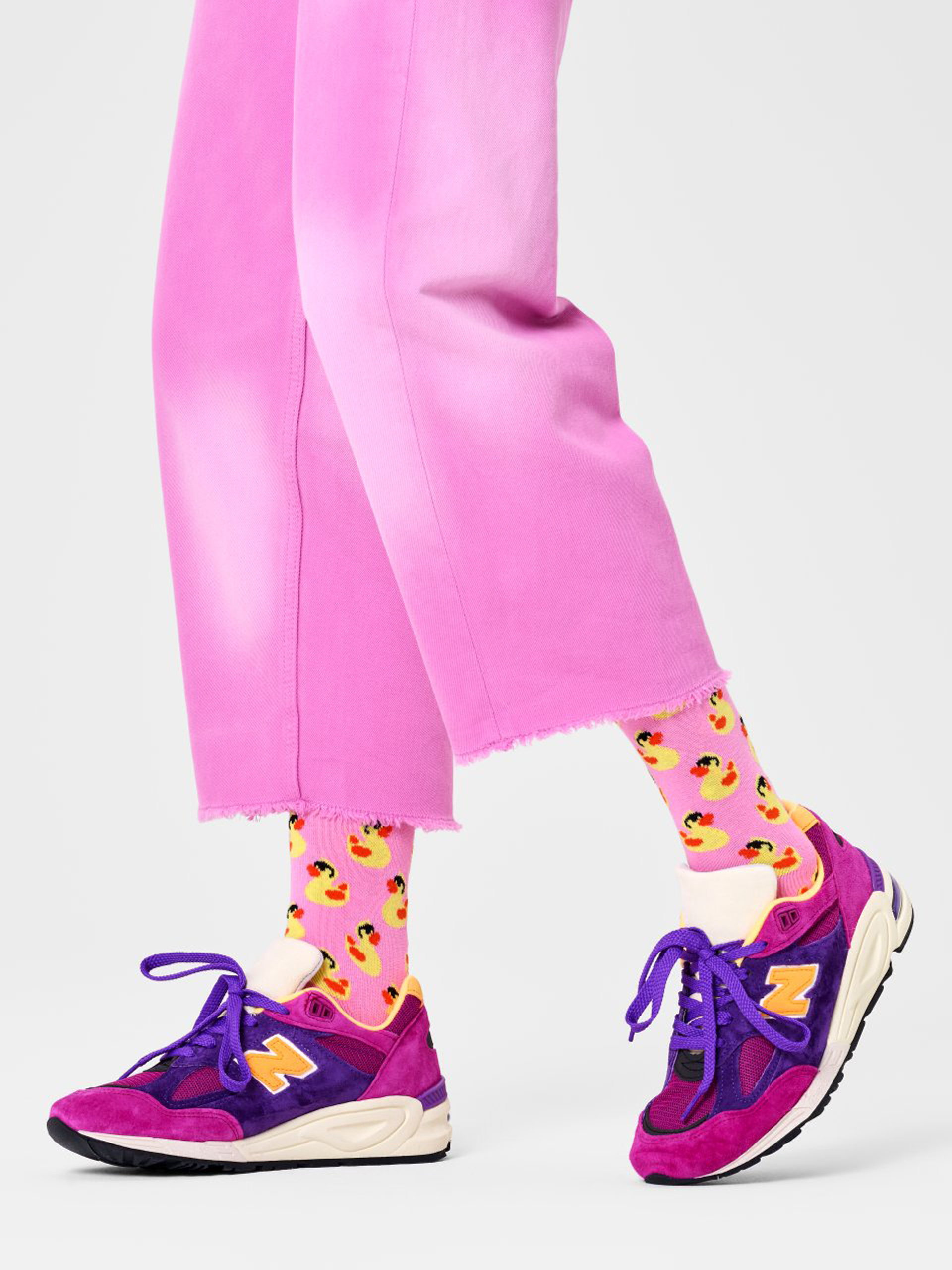 Happy Socks Rubber Duck Zokni (pink)