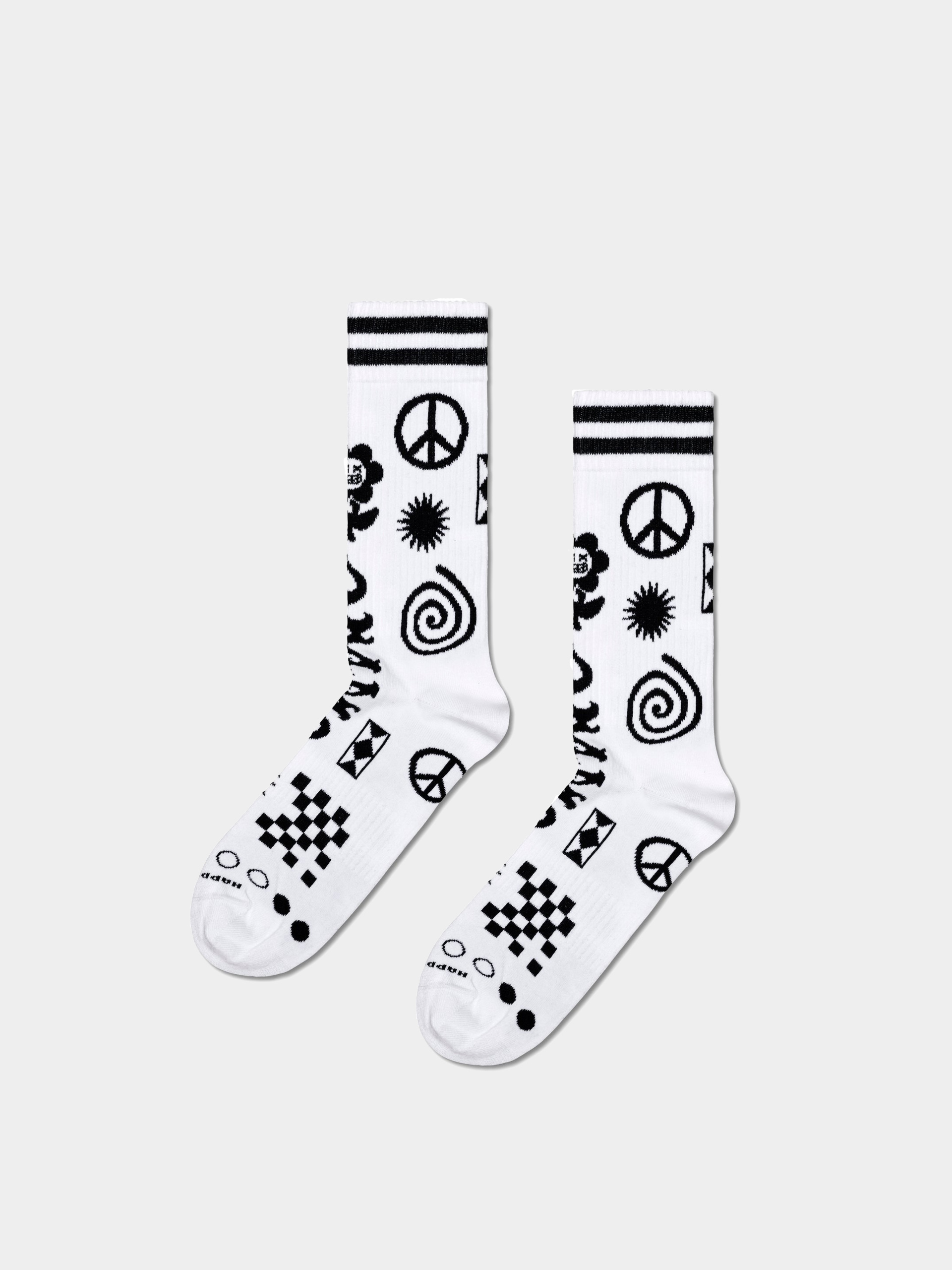 Happy Socks Random Rave Zokni (white)