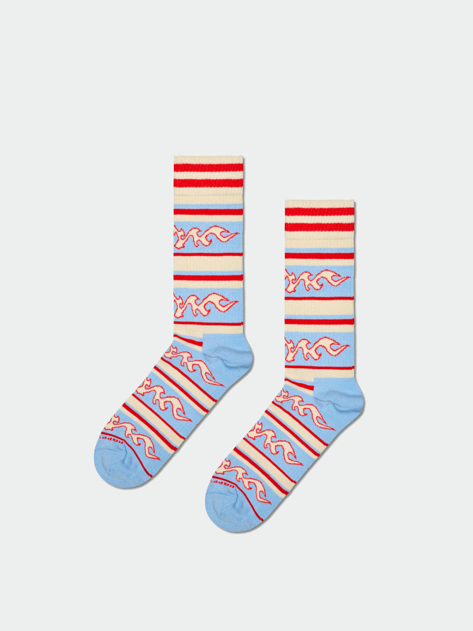 Happy Socks Flaming Stripe Zokni (beige)