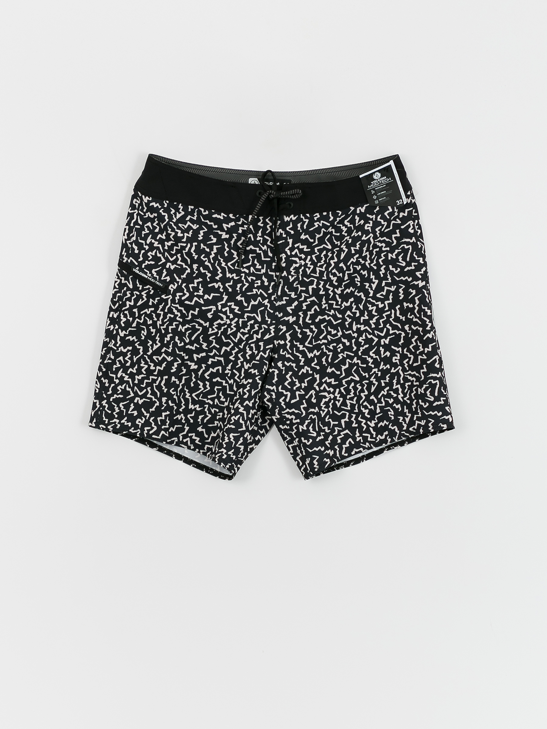 Volcom Asphalt Beach Mod 18 Boardshort (black)
