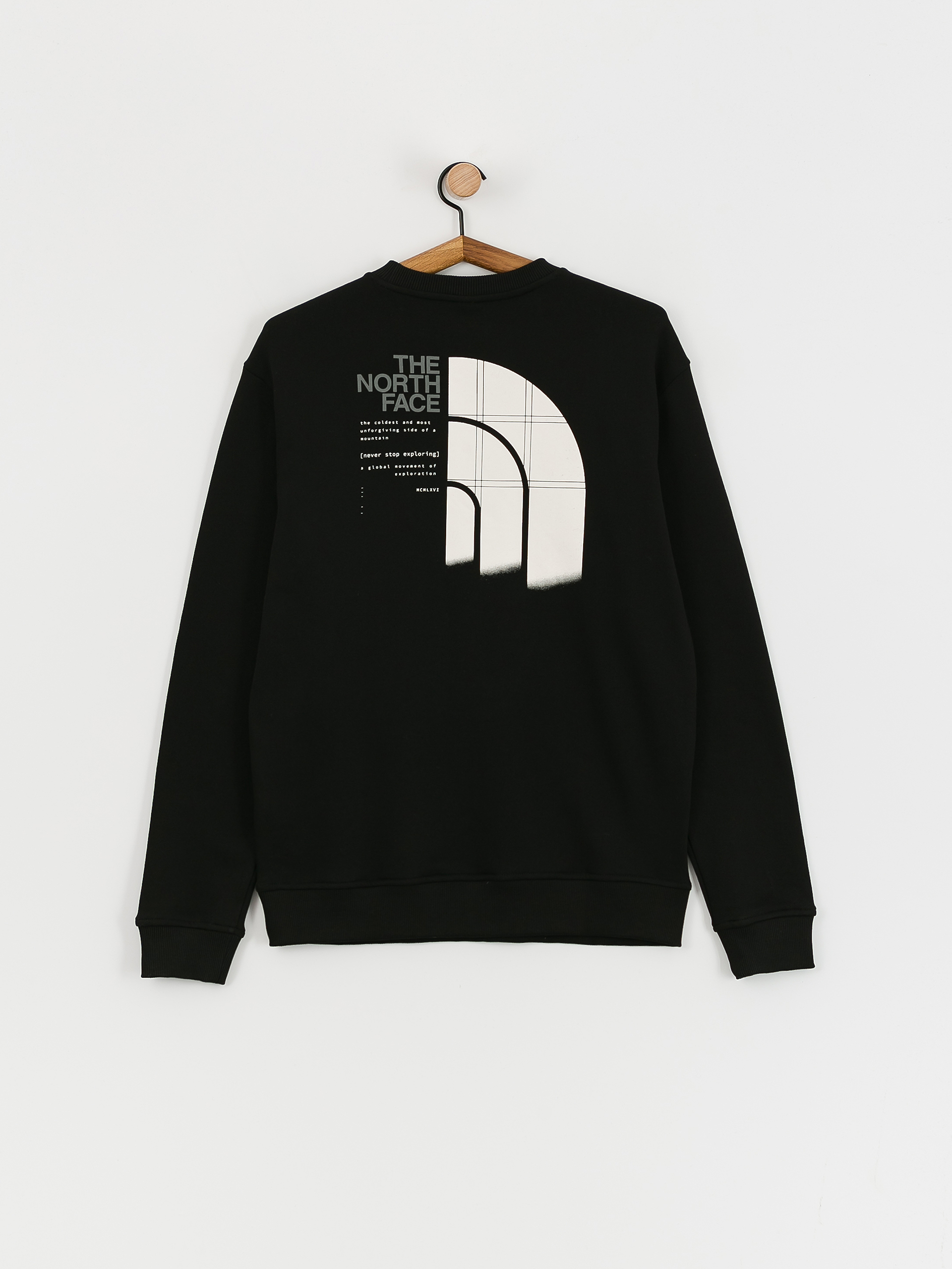The North Face Graphic Crew 3 Pulóver (tnf black)
